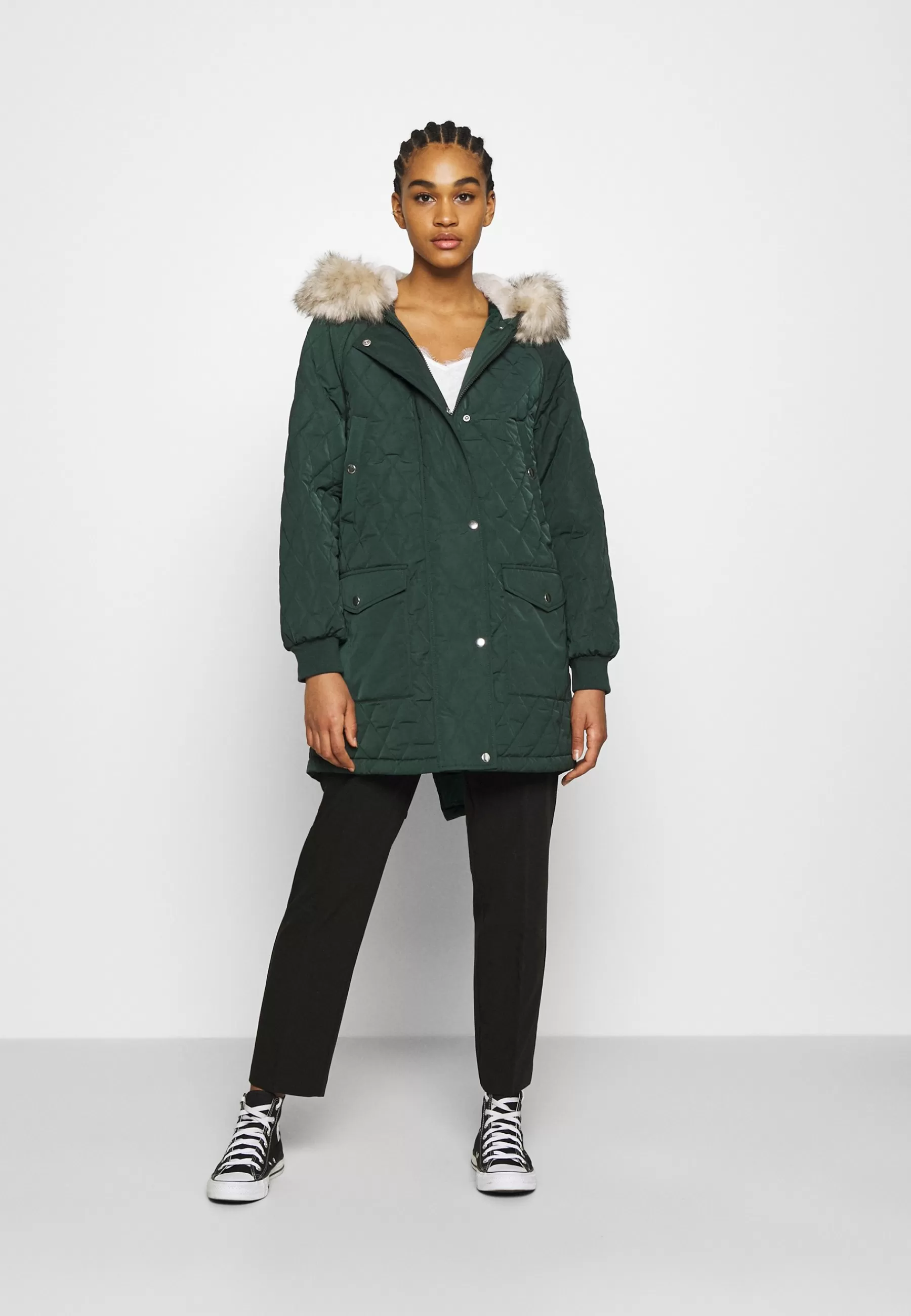 Dames ONLY Parka's | Onlseline Quilted - Parka