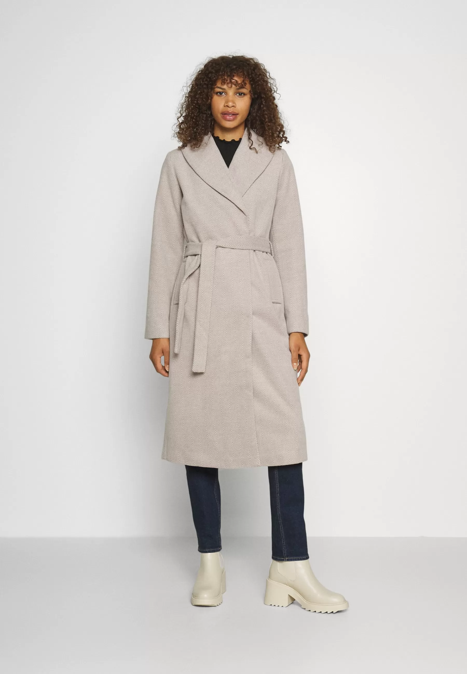 ONLY Tall Onlsille Long Wrap Coat - Mantel>Dames Wollen Jassen