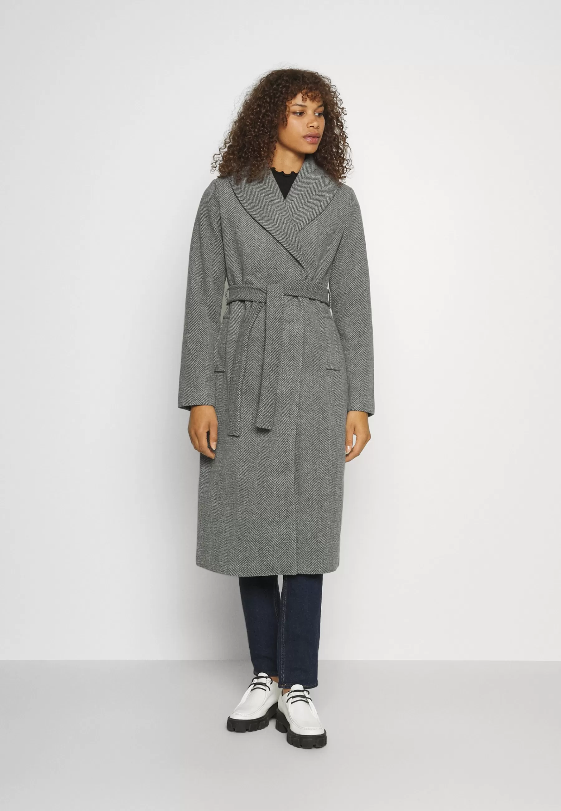 ONLY Tall Onlsille Long Wrap Coat - Mantel>Dames Wollen Jassen