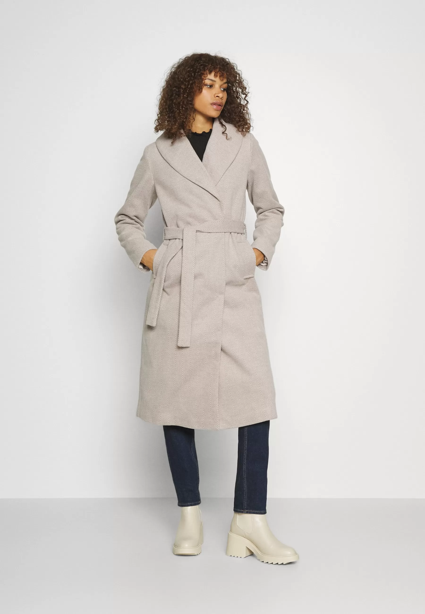 ONLY Tall Onlsille Long Wrap Coat - Mantel>Dames Wollen Jassen