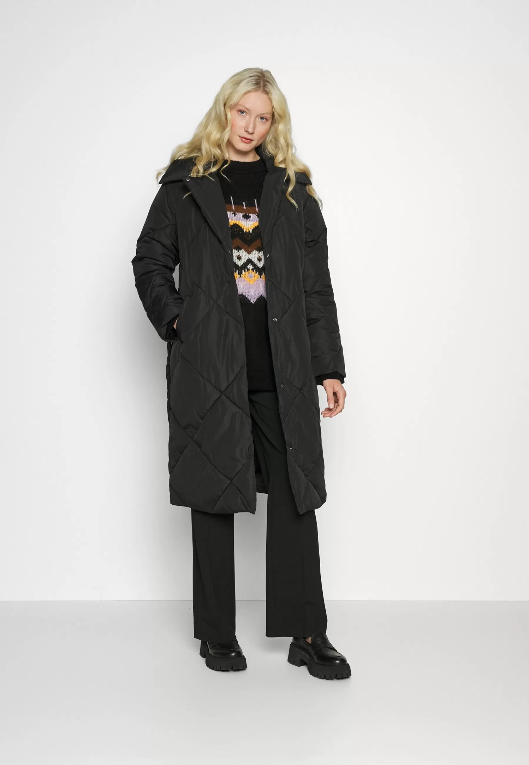 ONLY Tall Onlsussi Quilted Puffer Coat - Mantel>Dames Wollen Jassen