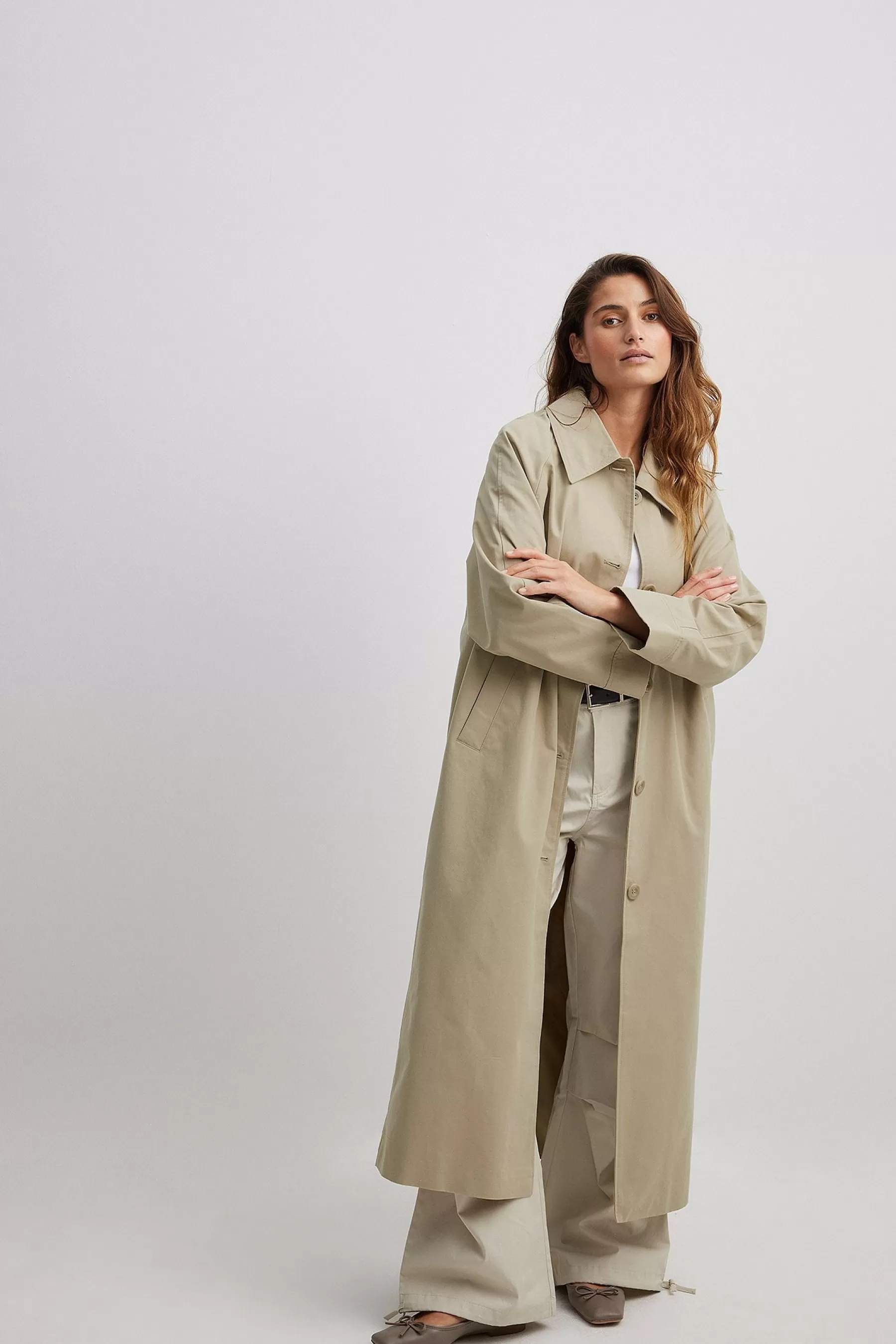 NA-KD Oversized Dropped Shoulder - Mantel>Dames Wollen Jassen