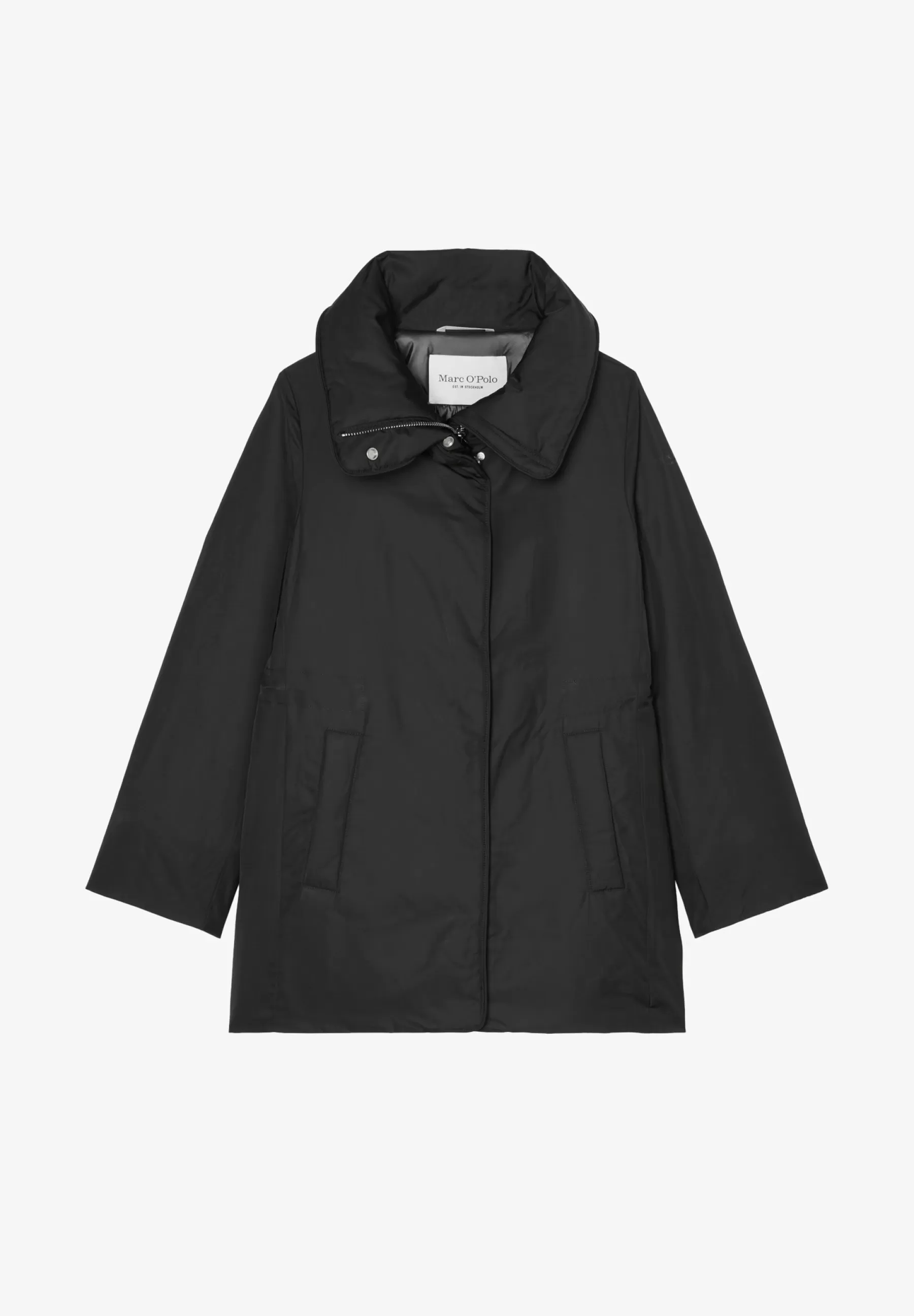 Dames Marc O'Polo Parka's | Parka, Padded, Feminin Shape, Big Collar, Drawstring Waist, Welt - Parka