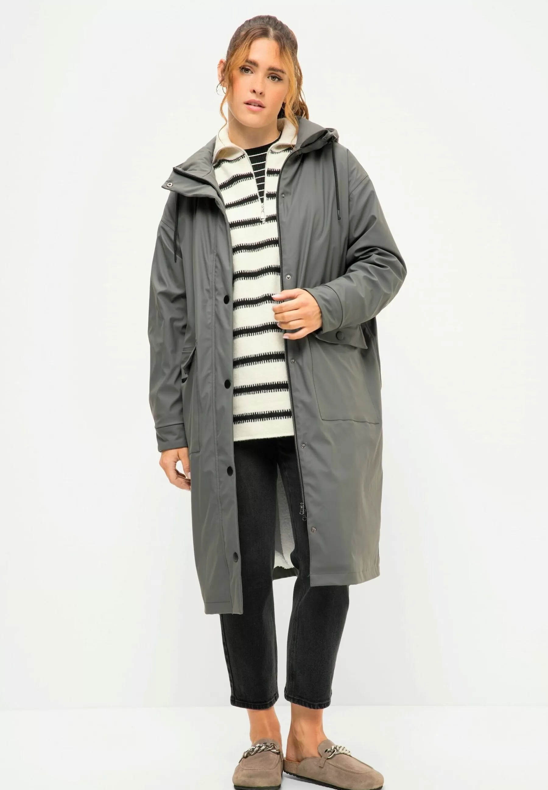 Studio Untold Plus Size Teddy - Parka>Dames Parka's