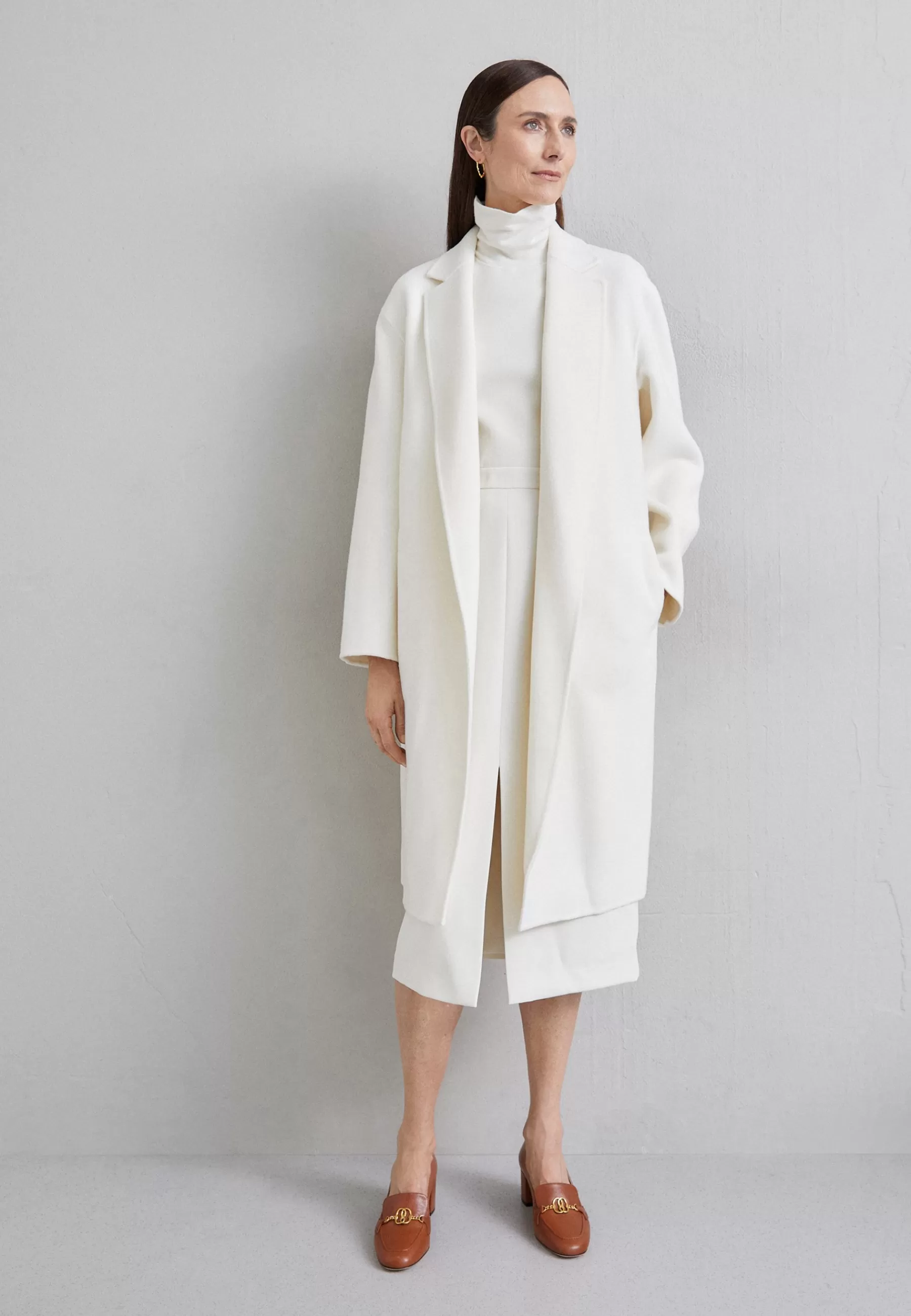 Theory Relaxed Coat - Mantel>Dames Wollen Jassen