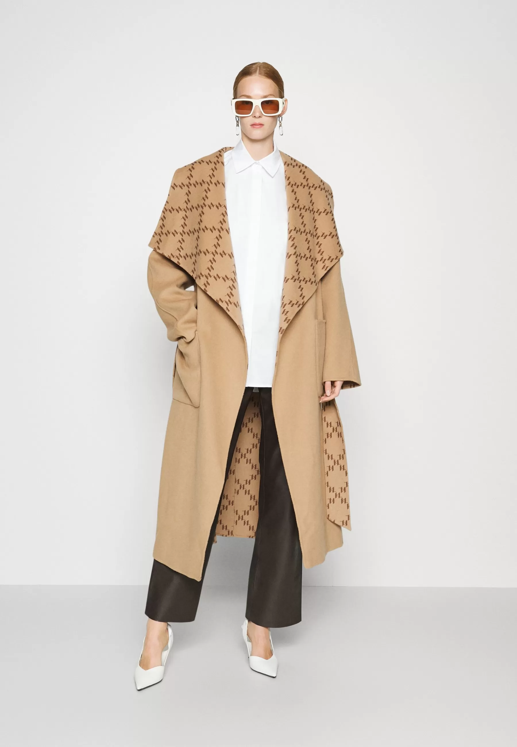 KARL LAGERFELD Reversible Soft Coat - Mantel>Dames Wollen Jassen