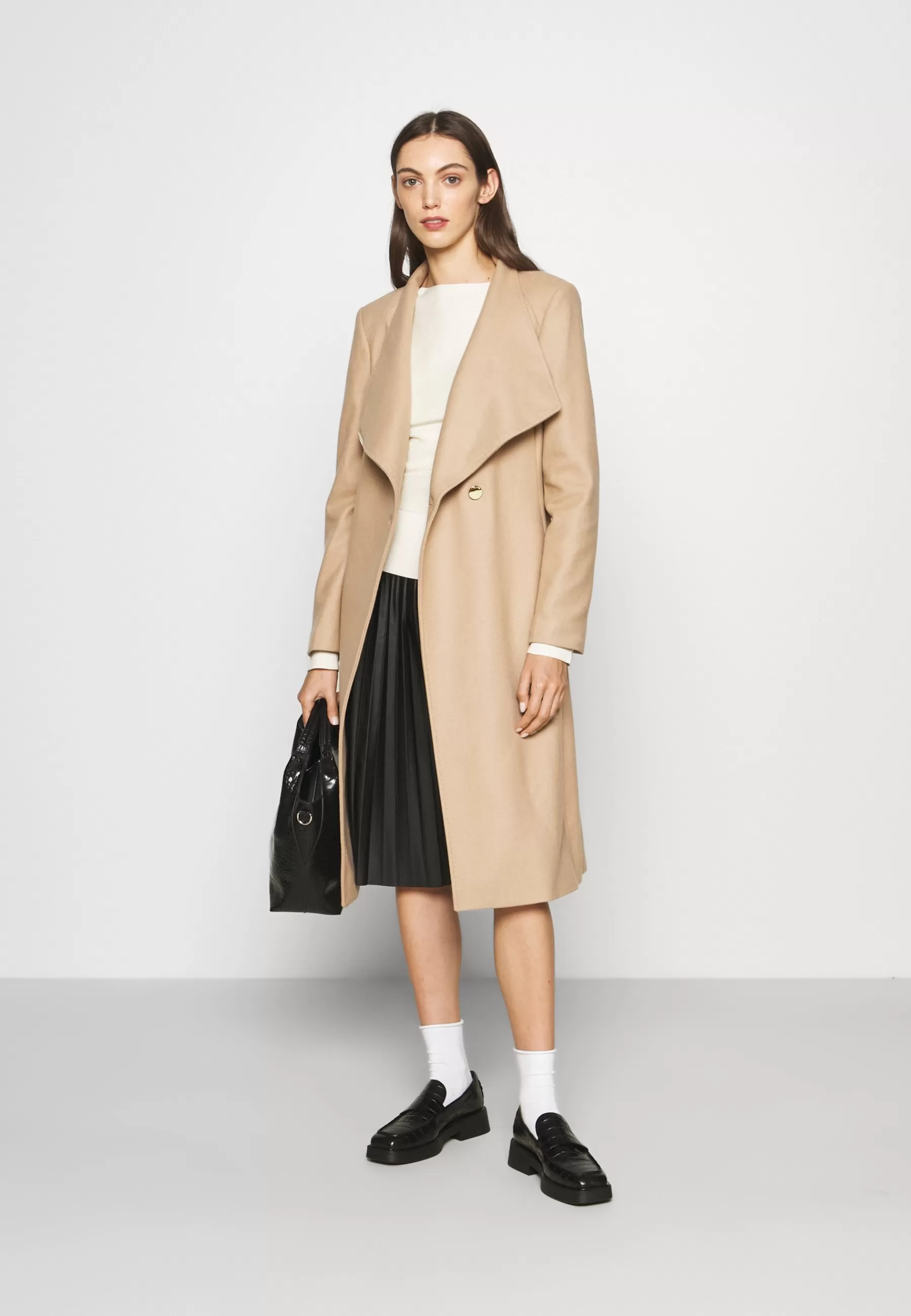 Ted Baker Rose Wrap Coat With Shoulder Panels - Mantel>Dames Wollen Jassen