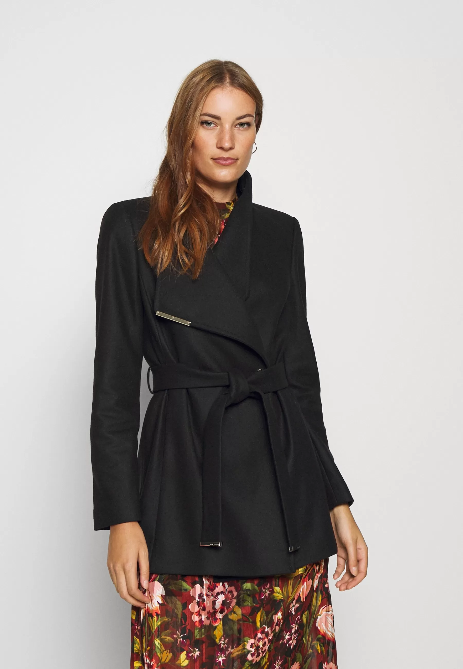 Ted Baker Rosess Short Wrap Coat - Halflange Jas>Dames Wollen Jassen