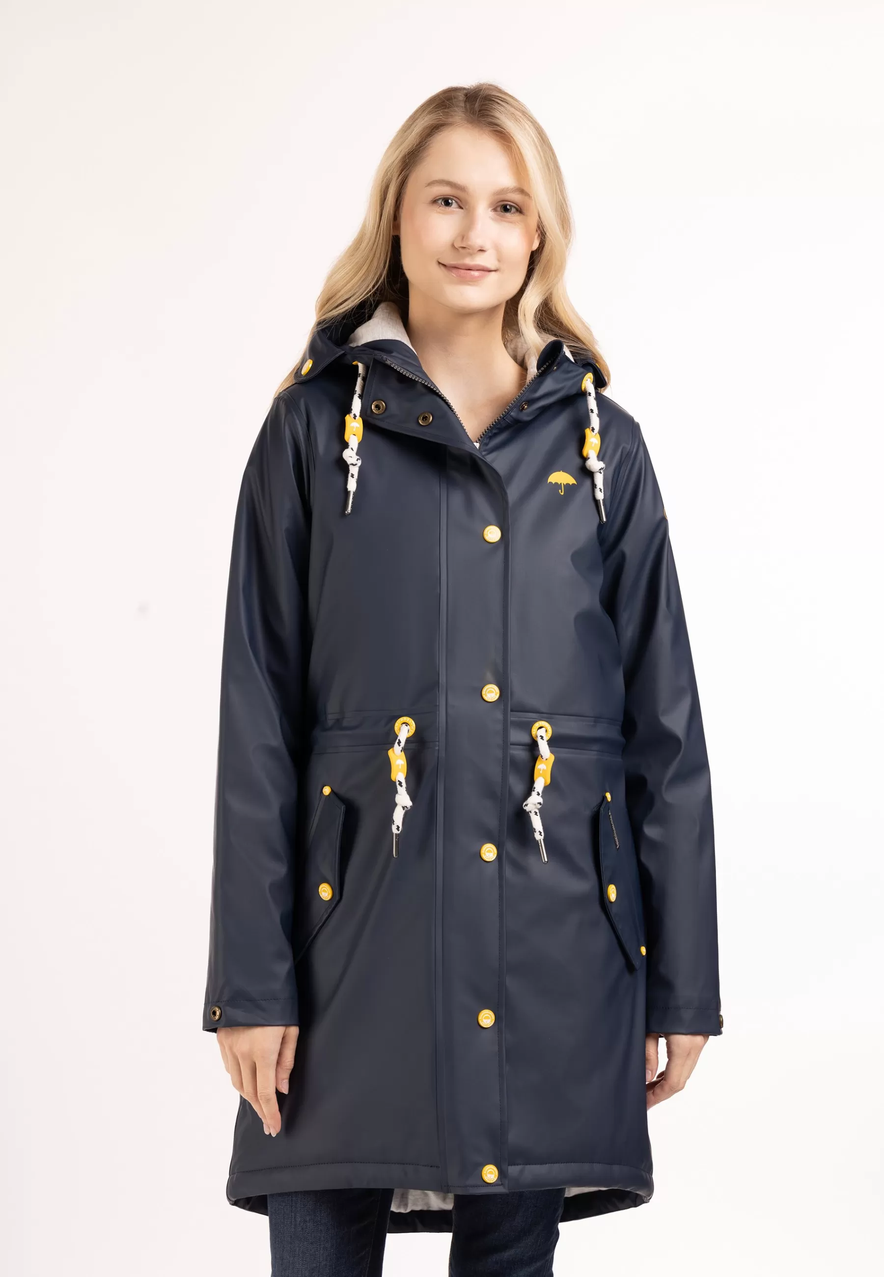 Dames Schmuddelwedda Parka's | Regenmantel Mit Wattierung Stormcloud - Winterjas