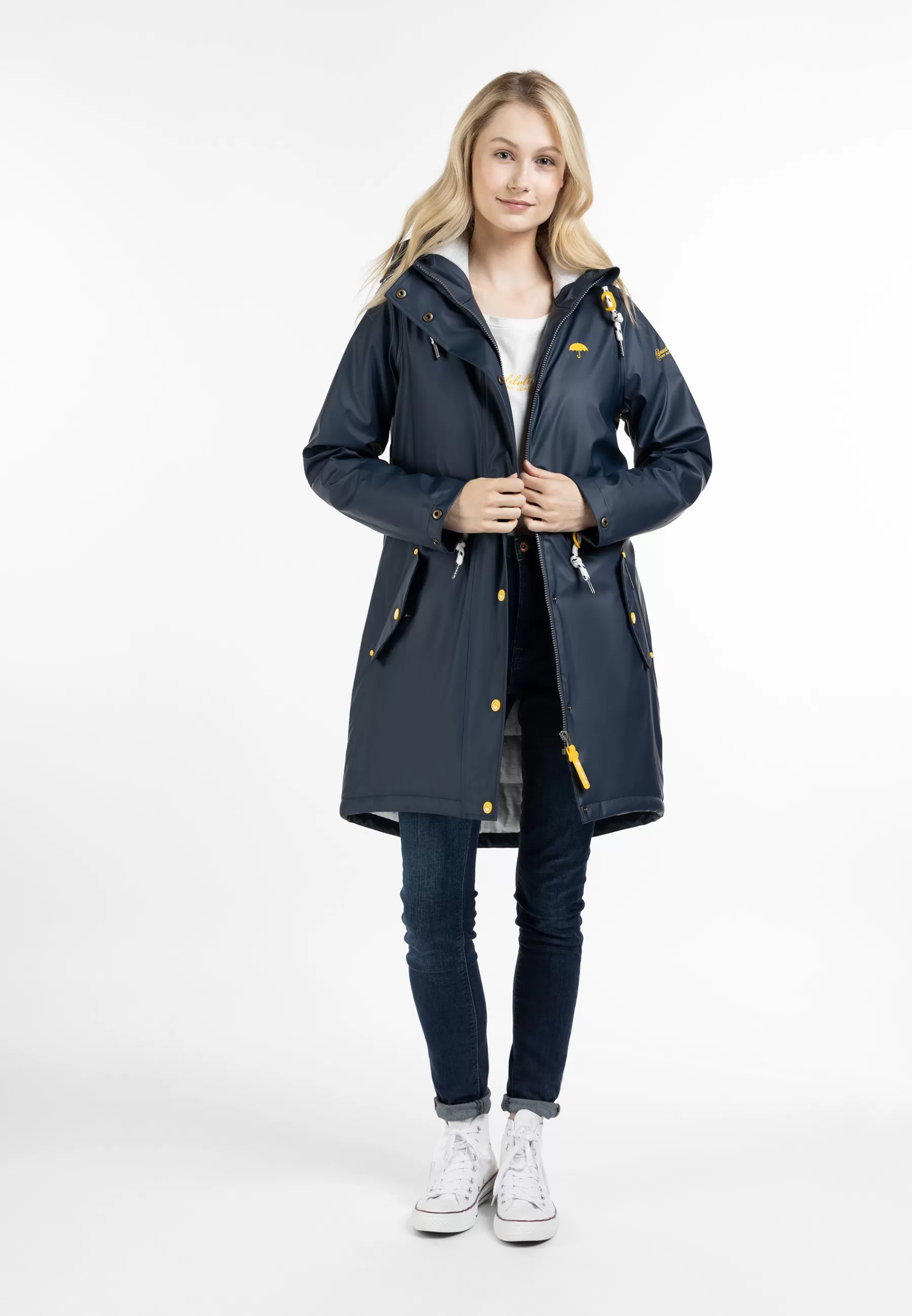 Dames Schmuddelwedda Parka's | Regenmantel Mit Wattierung Stormcloud - Winterjas