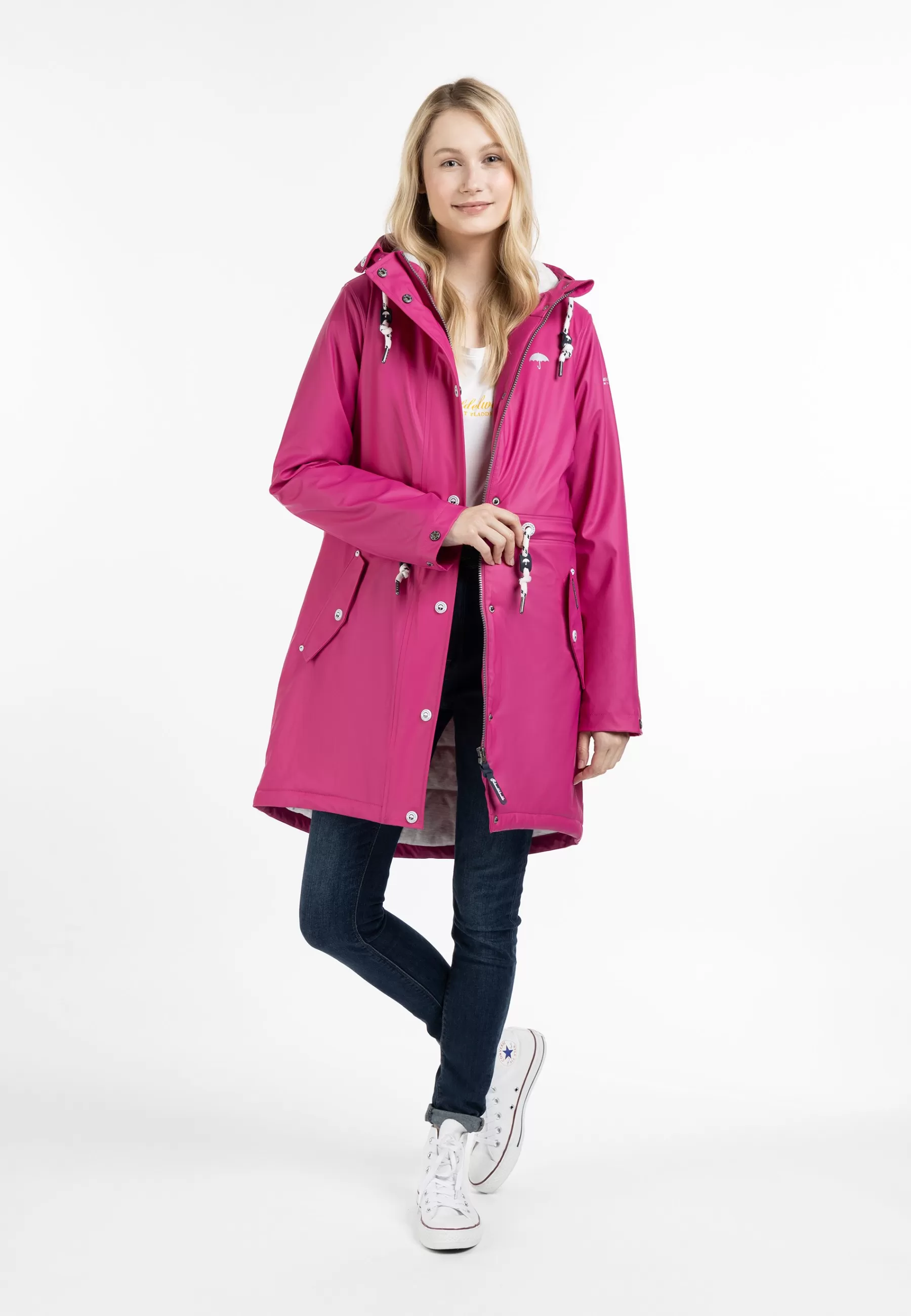 Dames Schmuddelwedda Parka's | Regenmantel Mit Wattierung Stormcloud - Winterjas