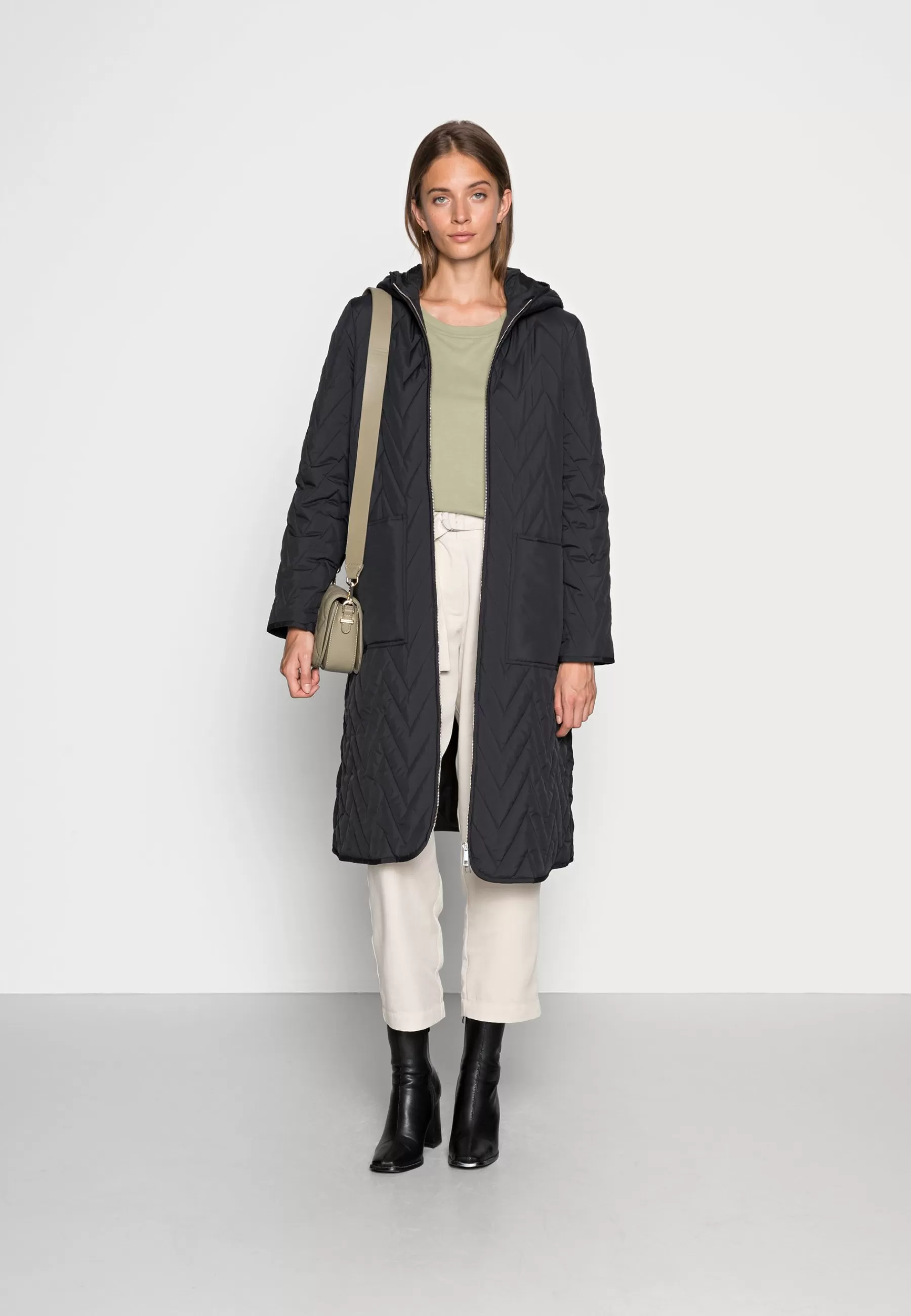 Selected Femme Slfnora Quilted Coat - Mantel>Dames Wollen Jassen