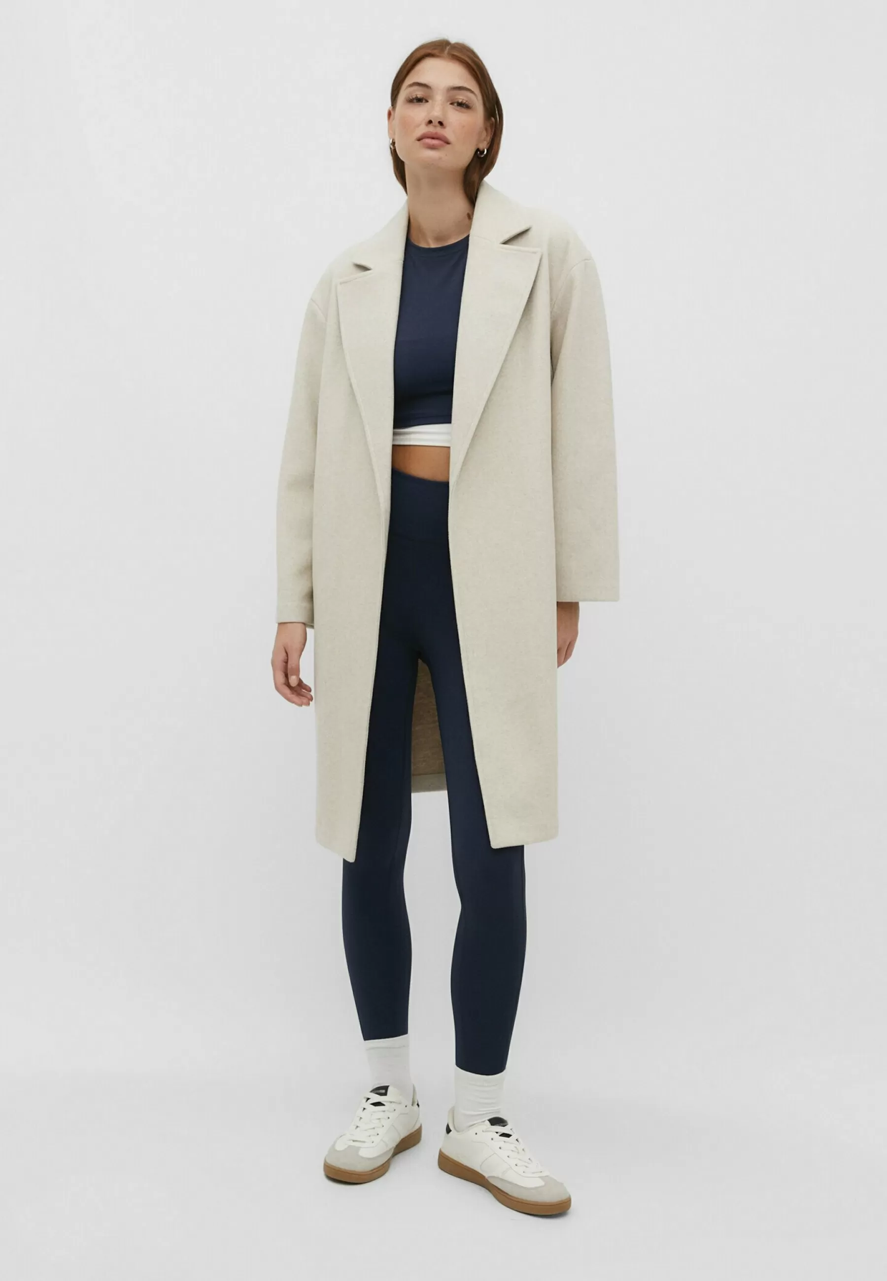 Dames Stradivarius Trenchcoats | Soft-Touch With Belt - Trenchcoat