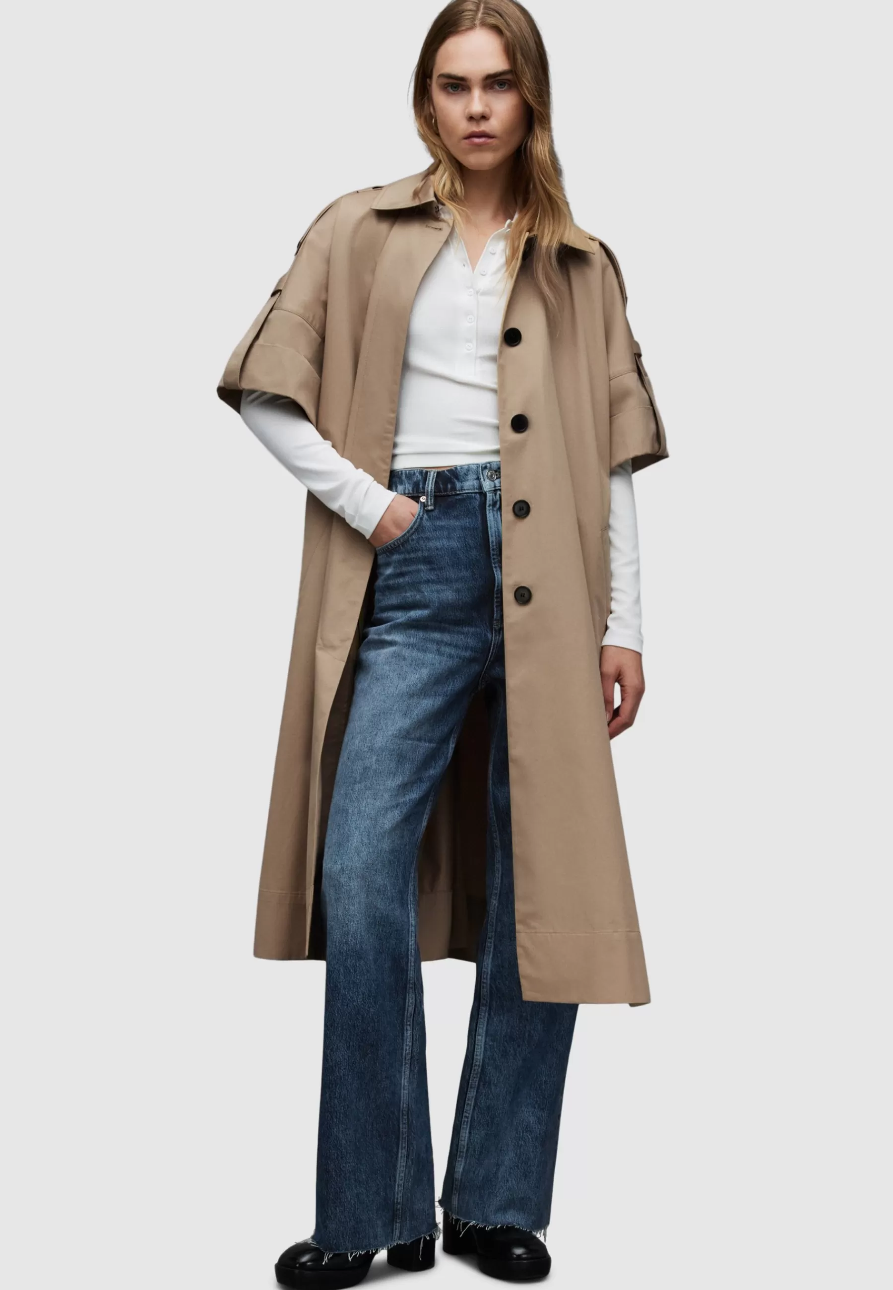 Dames AllSaints Trenchcoats | Tina - Trenchcoat