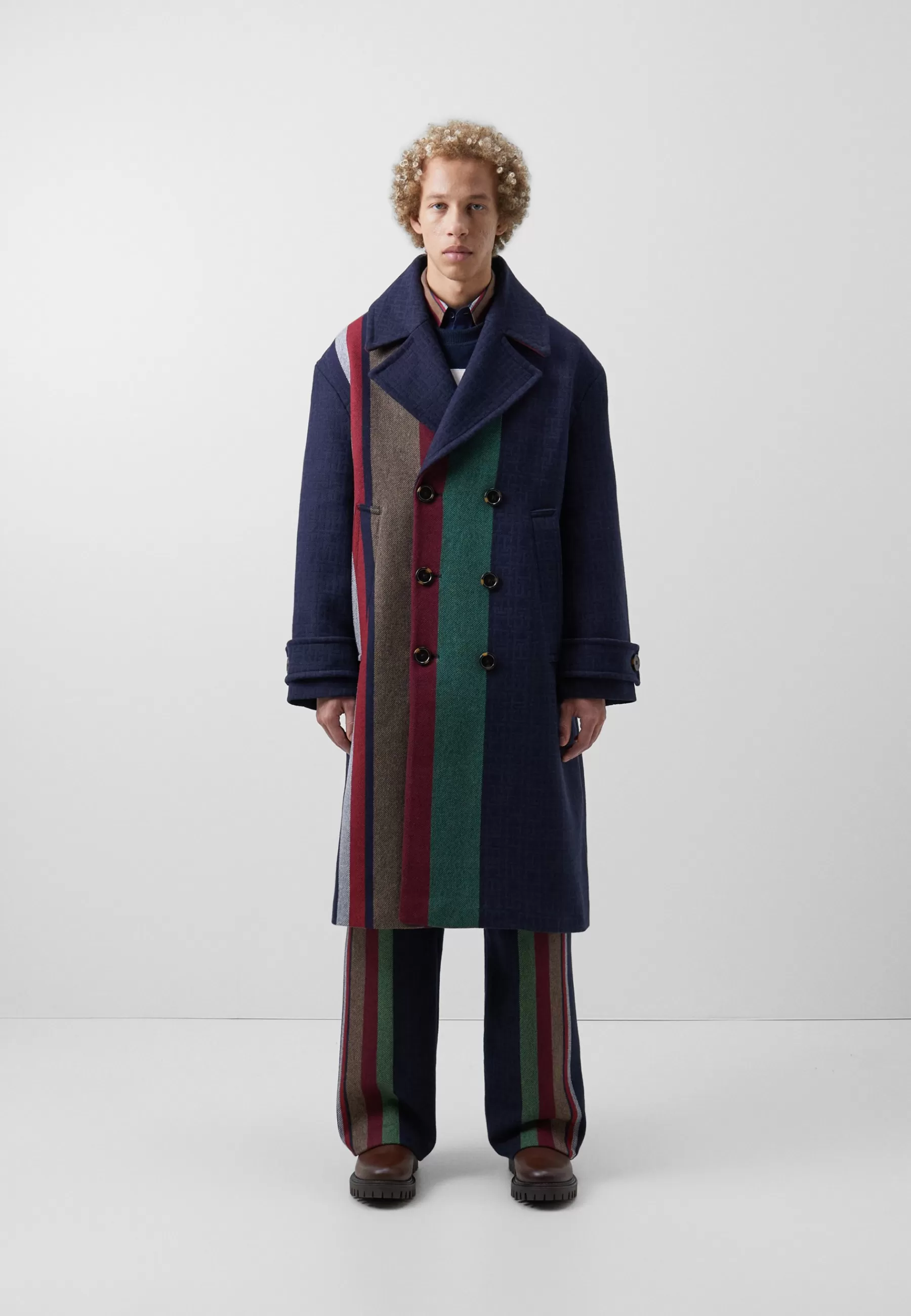 Tommy Hilfiger X Pendleton Pendelton Peacoat Unisex - Mantel>Dames Wollen Jassen