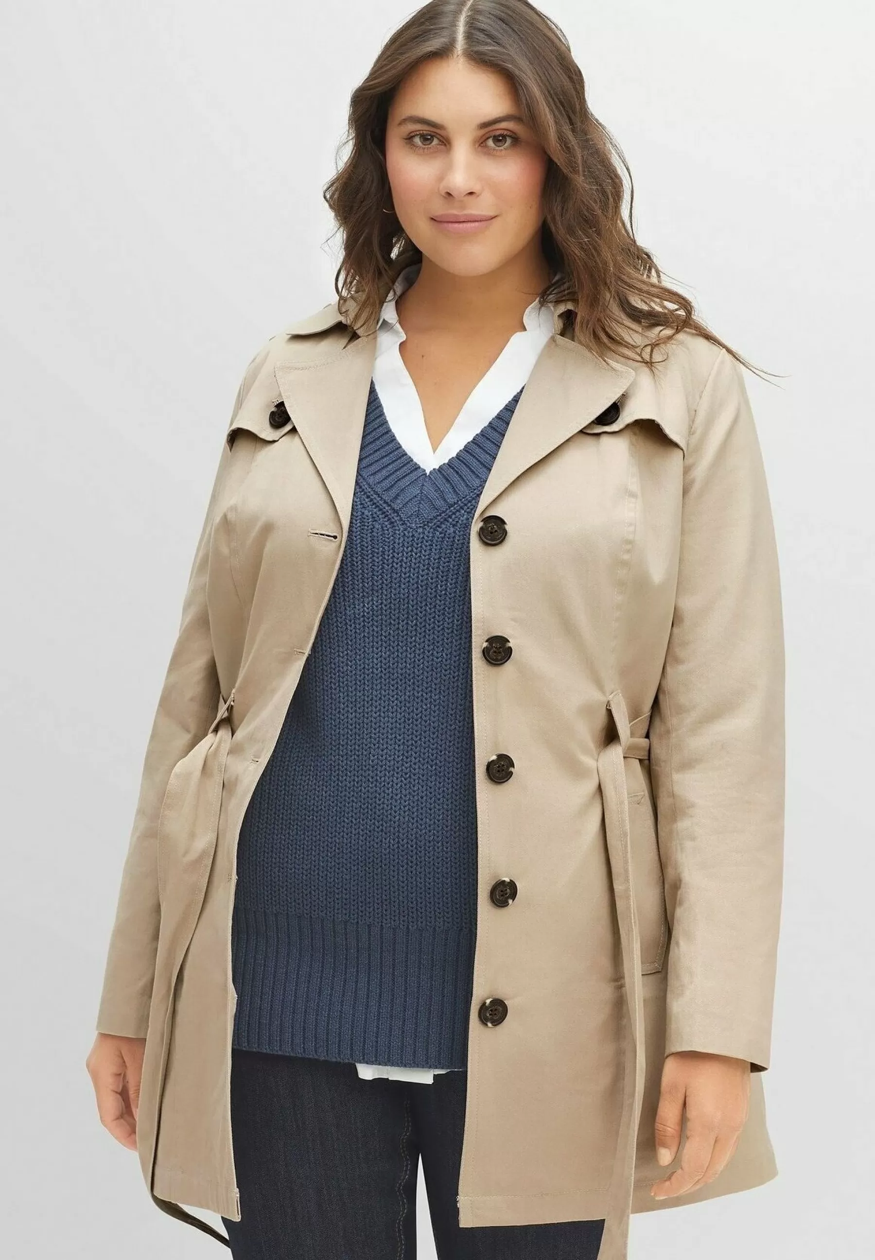 Dames Sheego Trenchcoats | Trenchcoat