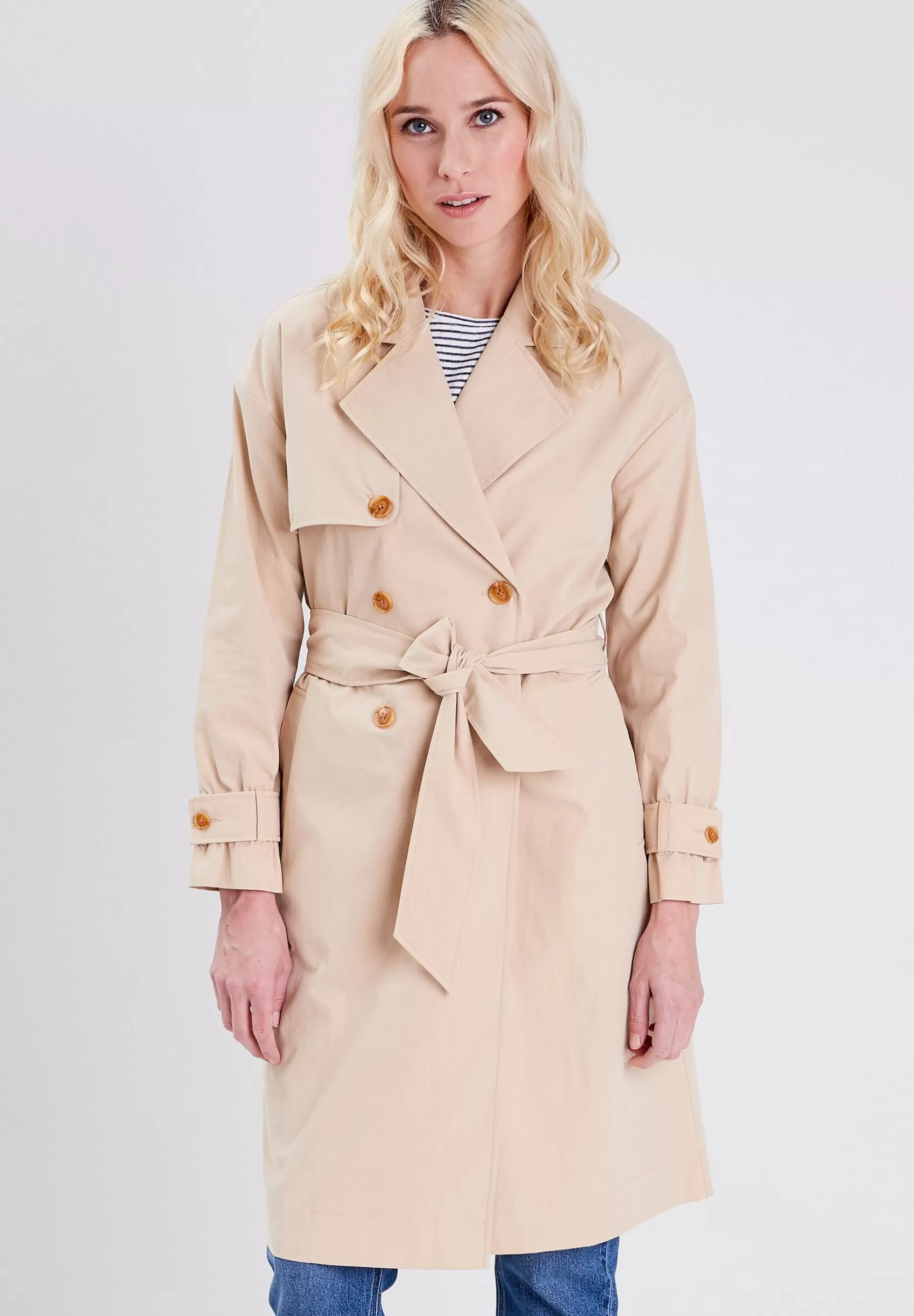 Dames BONOBO Jeans Trenchcoats | Trenchcoat