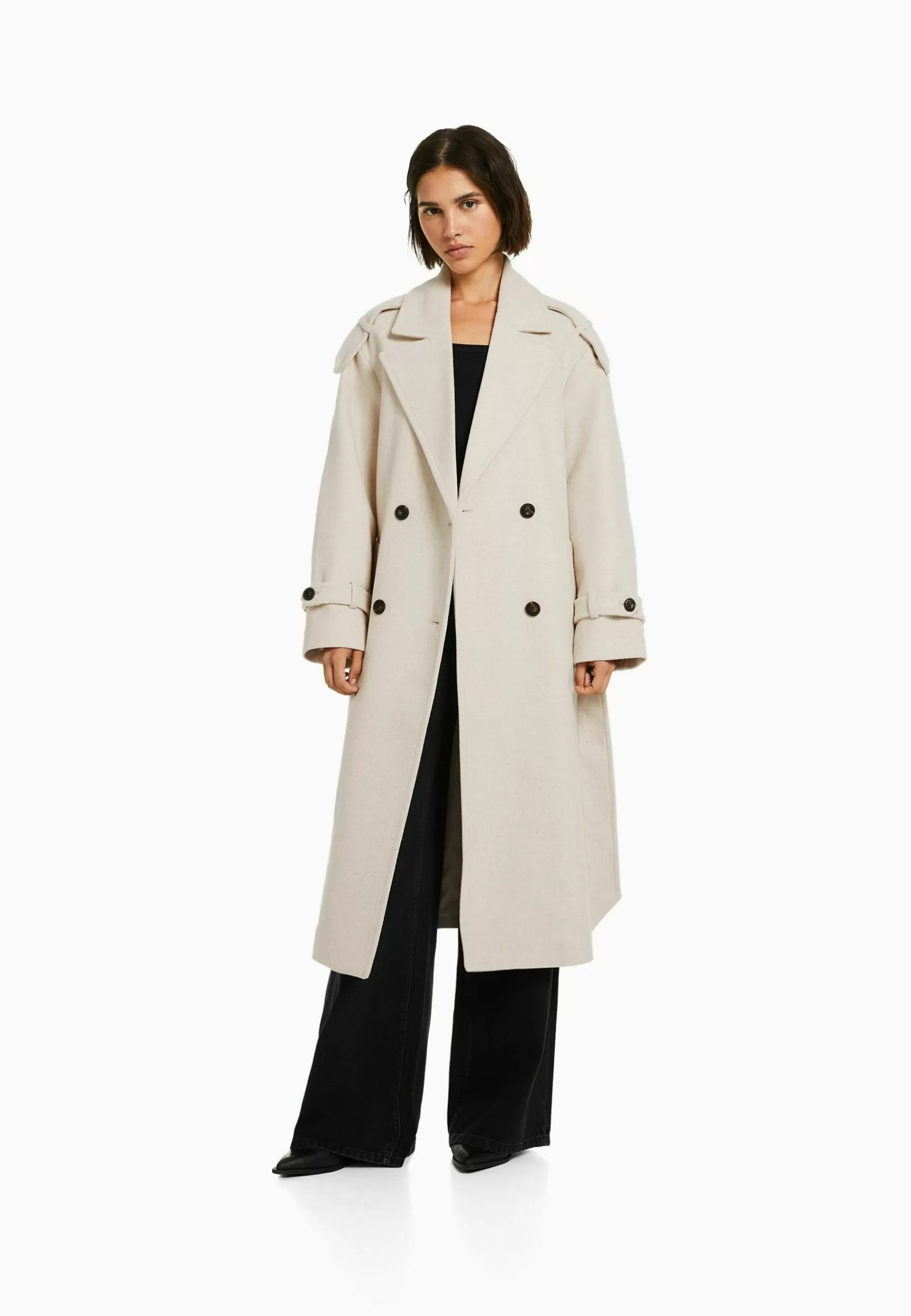 Dames Bershka Trenchcoats | Trenchcoat