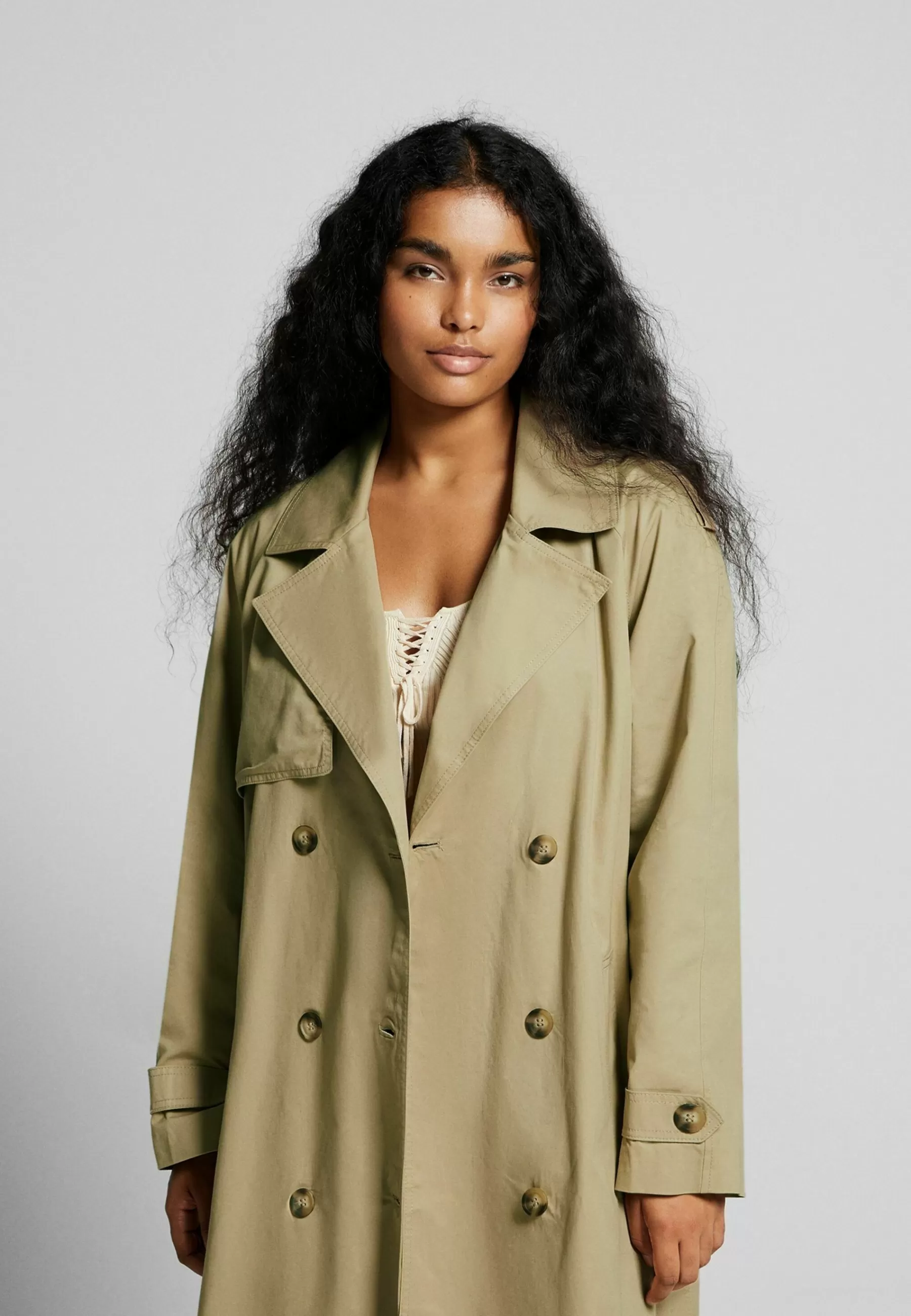 Dames Bershka Trenchcoats | Trenchcoat