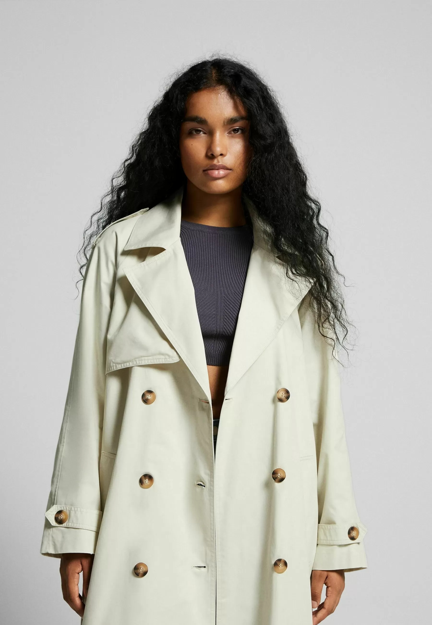 Dames Bershka Trenchcoats | Trenchcoat