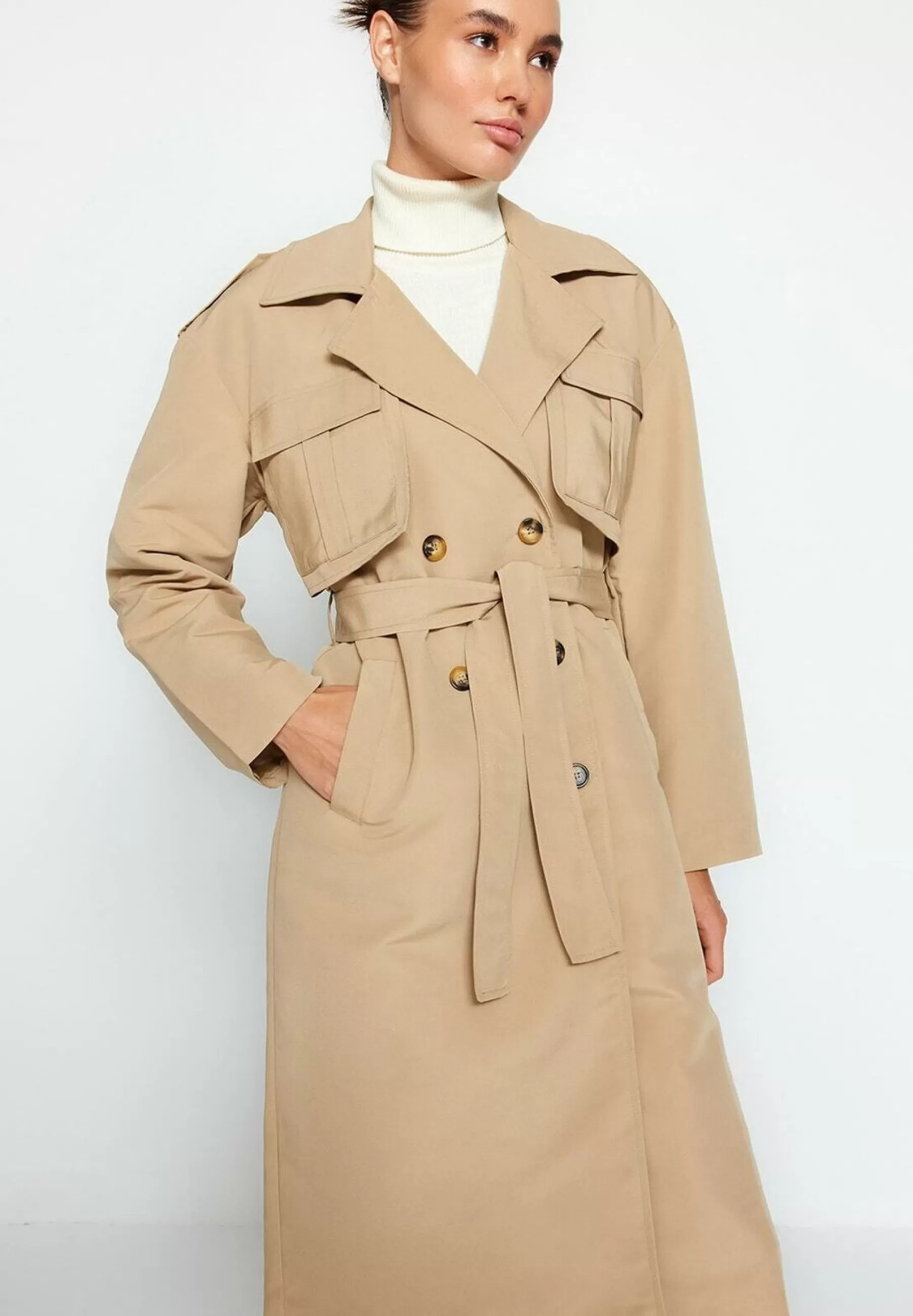 Dames Trendyol Trenchcoats | Trenchcoat