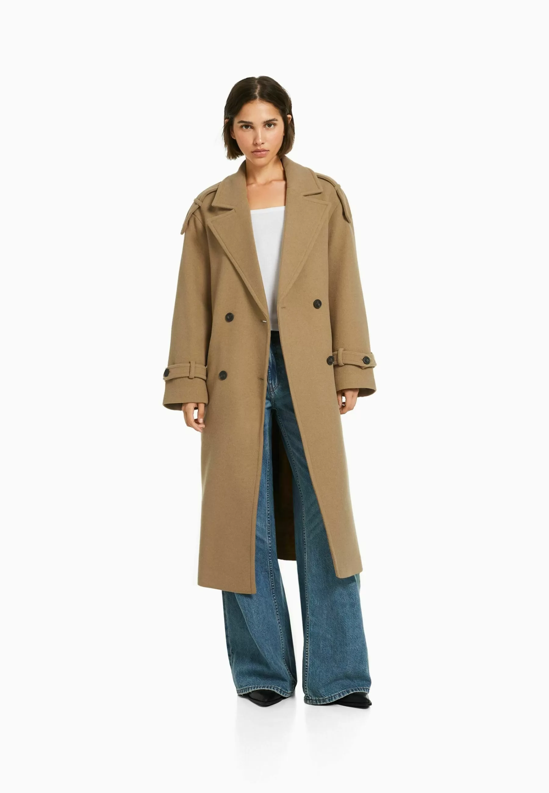 Dames Bershka Trenchcoats | Trenchcoat