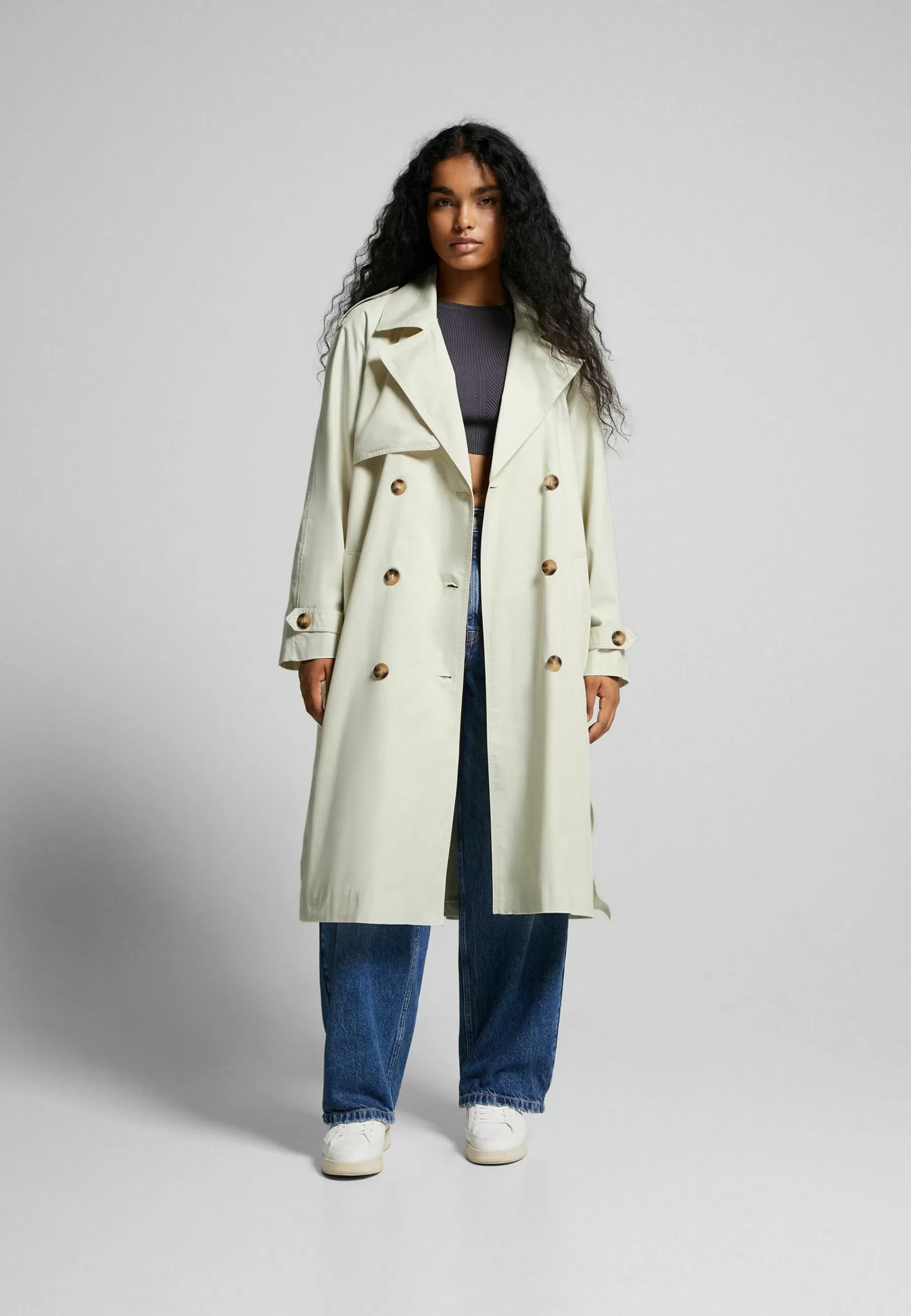 Dames Bershka Trenchcoats | Trenchcoat