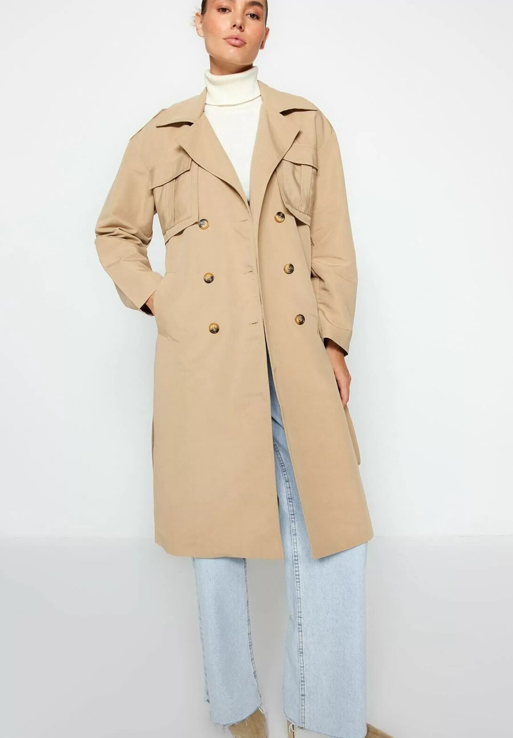 Dames Trendyol Trenchcoats | Trenchcoat