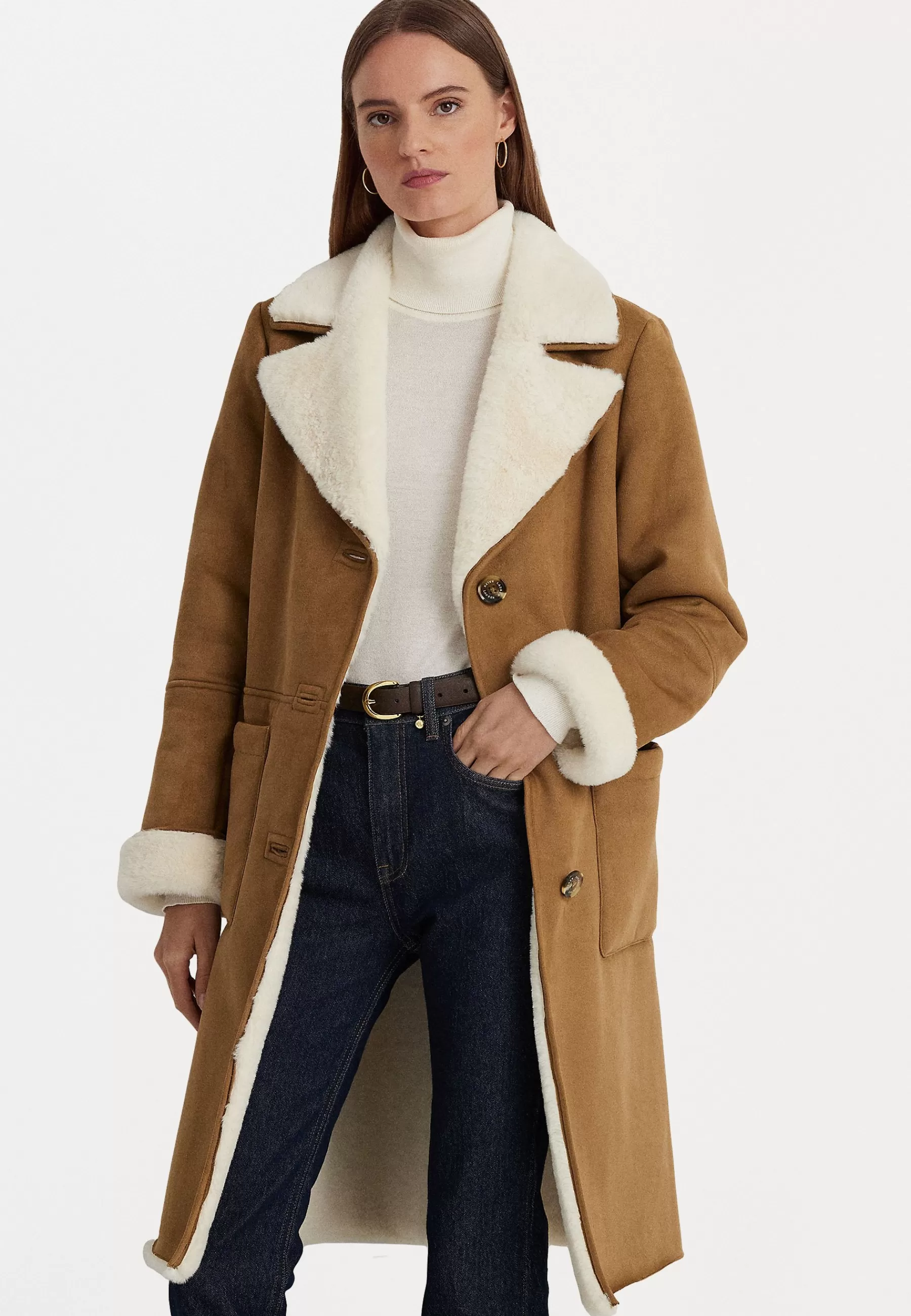 Lauren Ralph Lauren Unlined Coat - Mantel>Dames Wollen Jassen