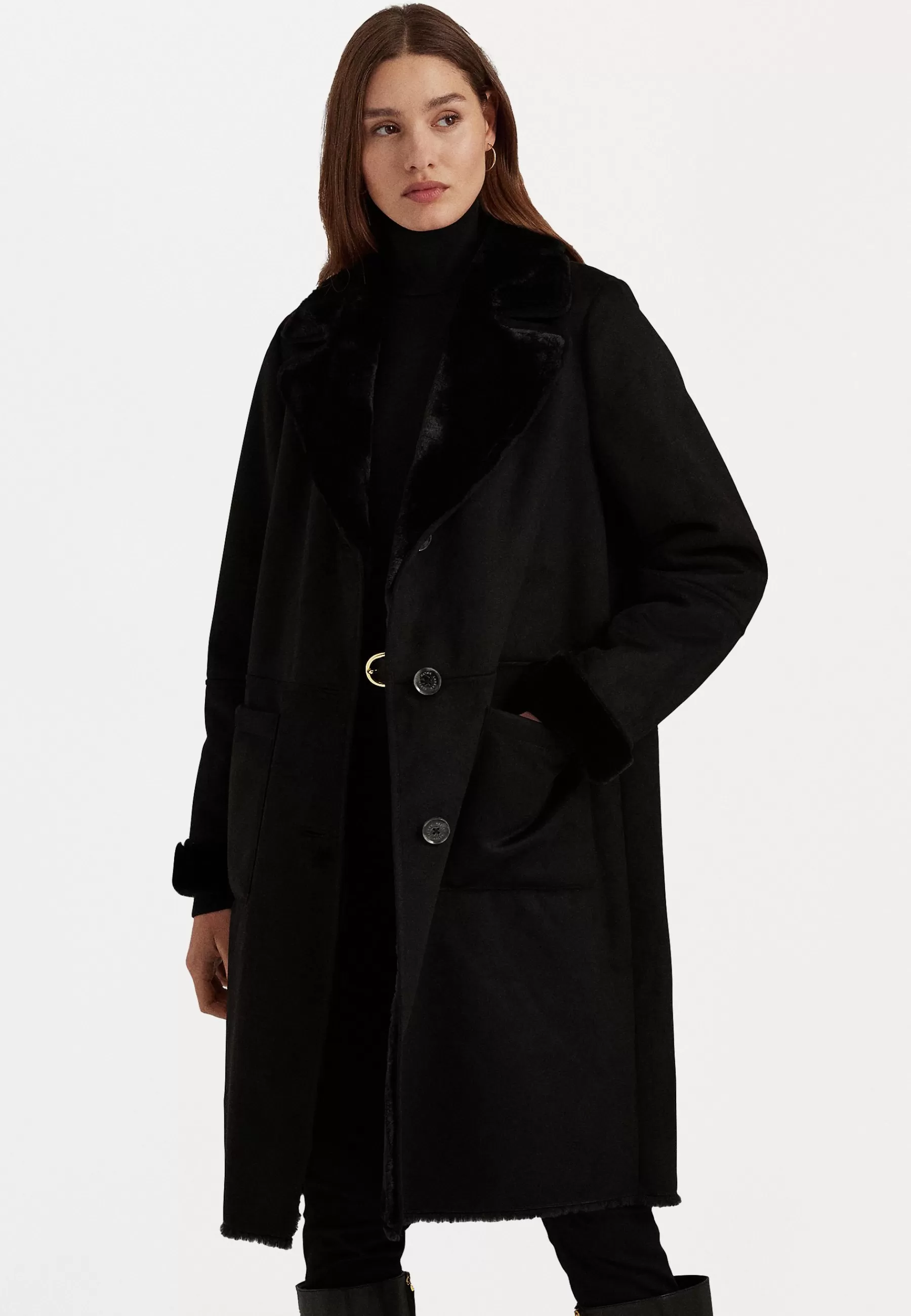 Lauren Ralph Lauren Unlined Coat - Mantel>Dames Wollen Jassen