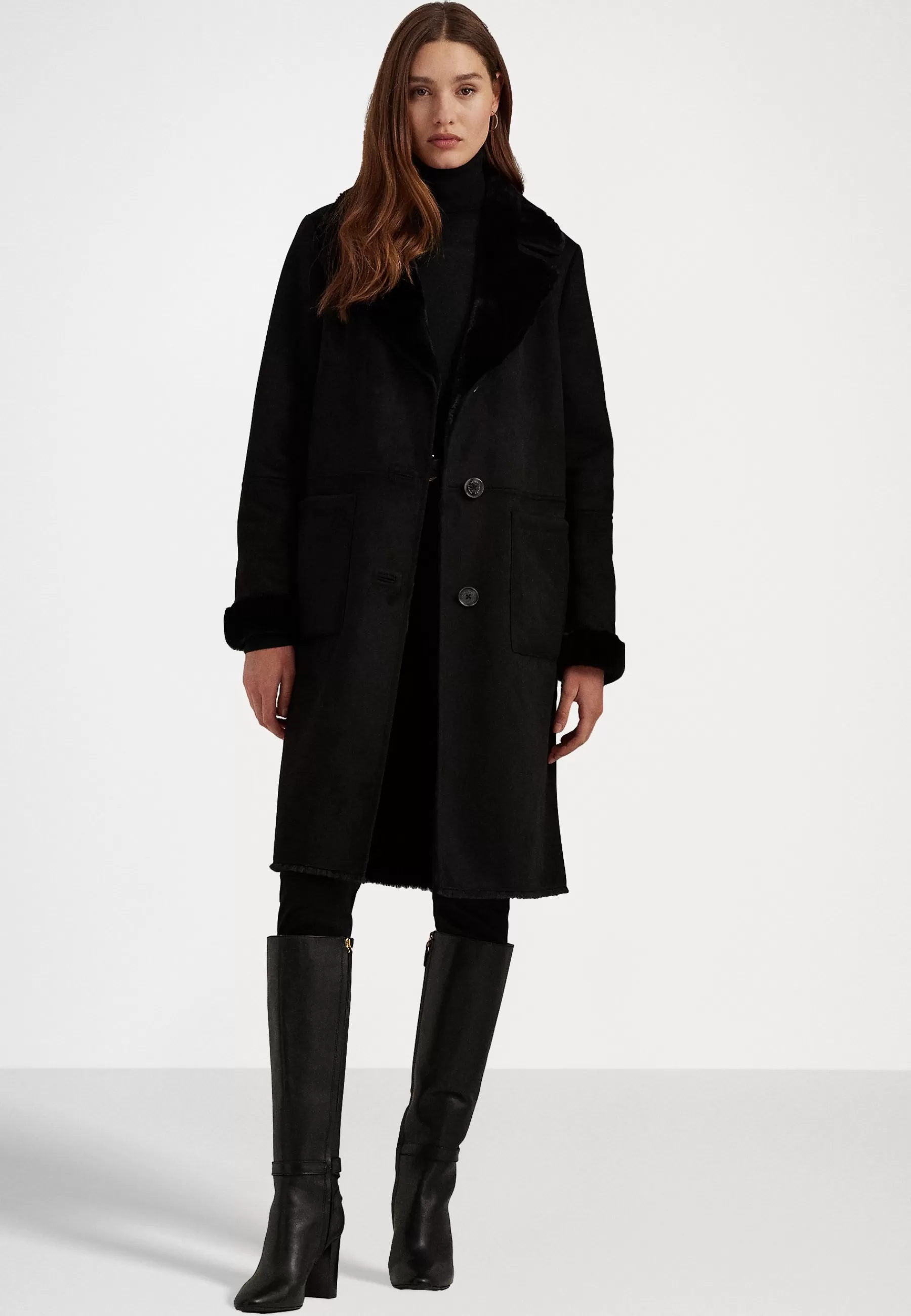 Lauren Ralph Lauren Unlined Coat - Mantel>Dames Wollen Jassen