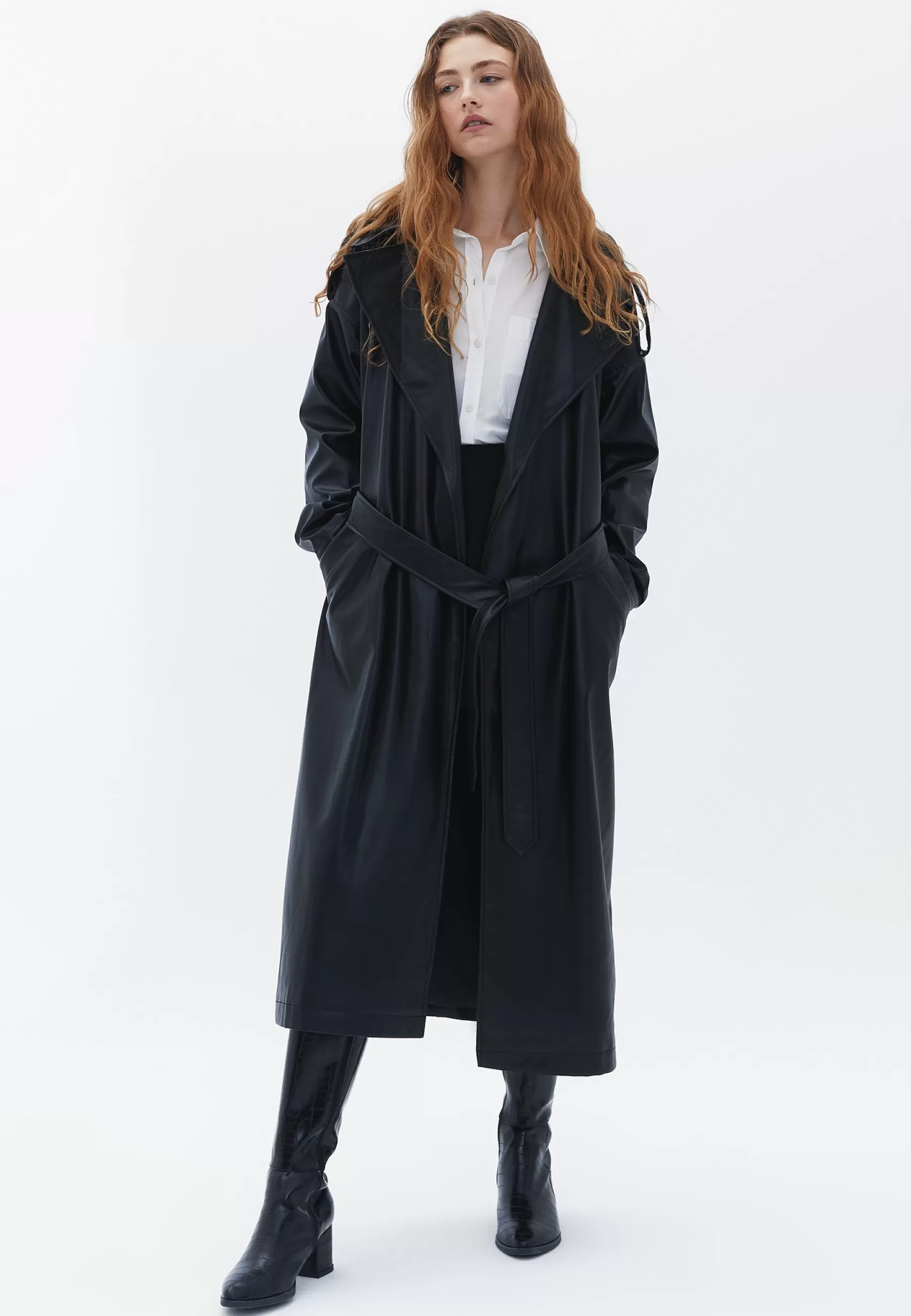 Dames OXXO Trenchcoats | Vegan With Belt - Trenchcoat