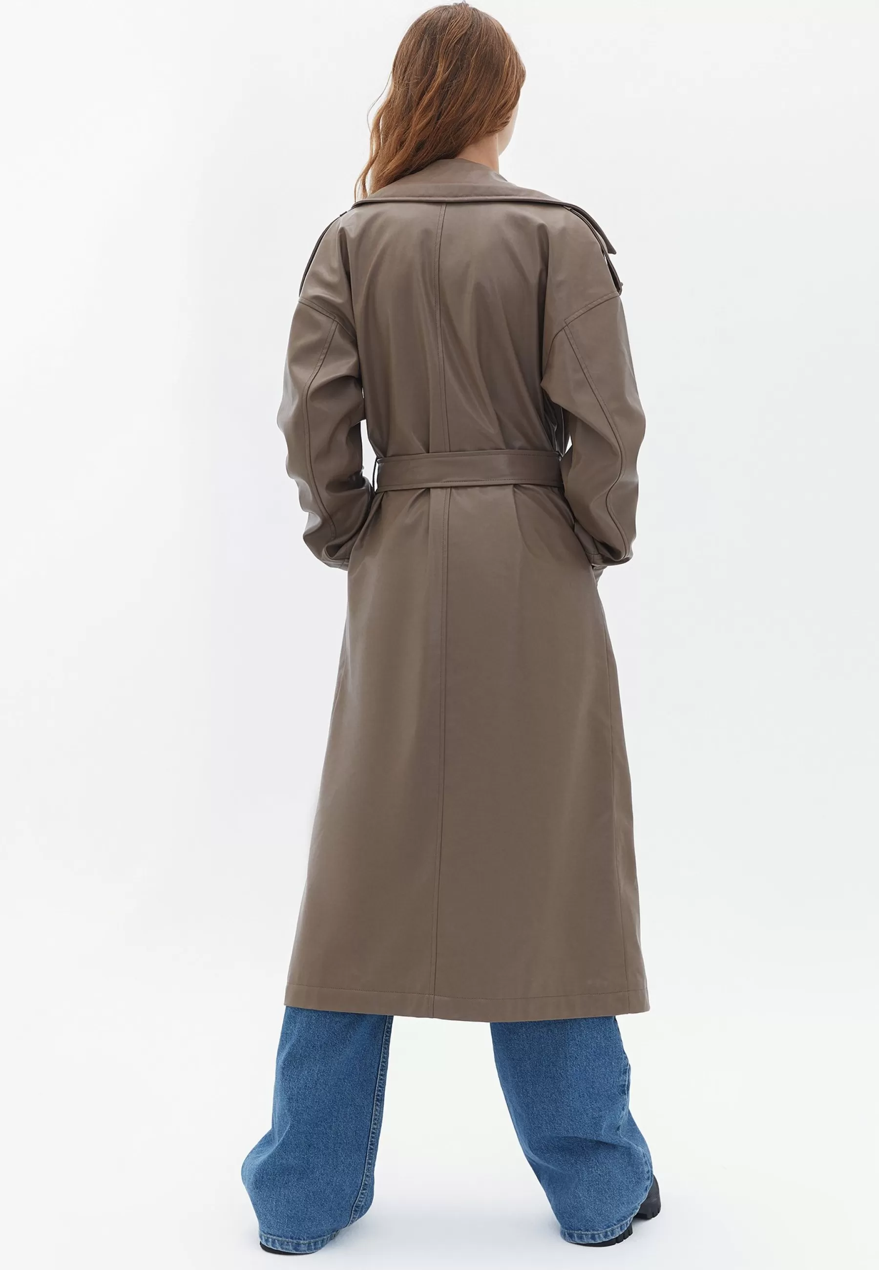 Dames OXXO Trenchcoats | Vegan With Belt - Trenchcoat