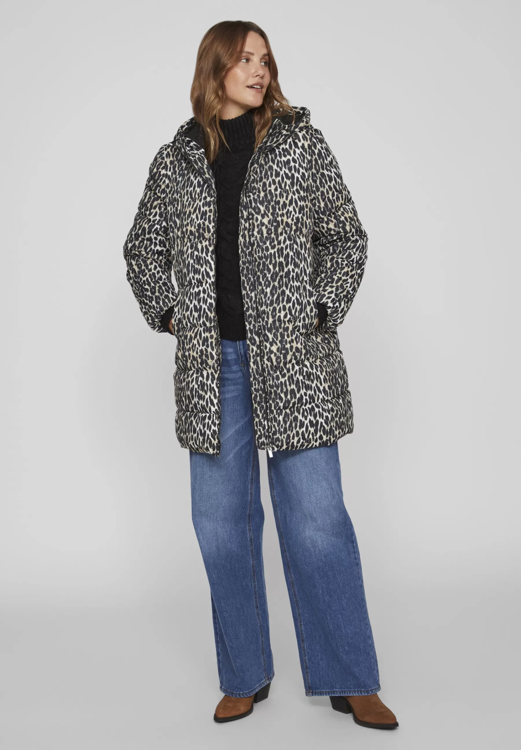 VILA Vikarla Long Puffer Jacket - Mantel>Dames Wollen Jassen