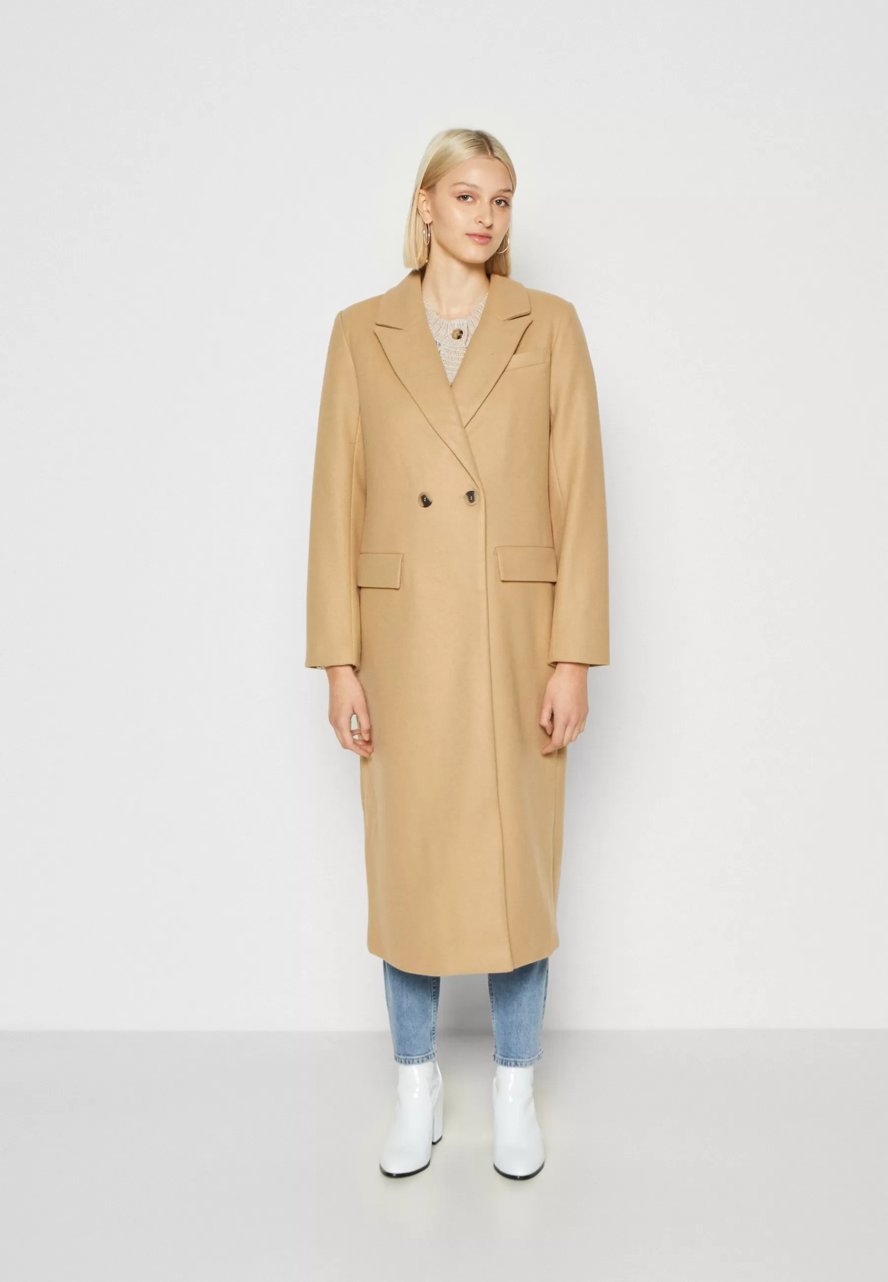 VILA Vimano Maxi Coat - Mantel>Dames Wollen Jassen