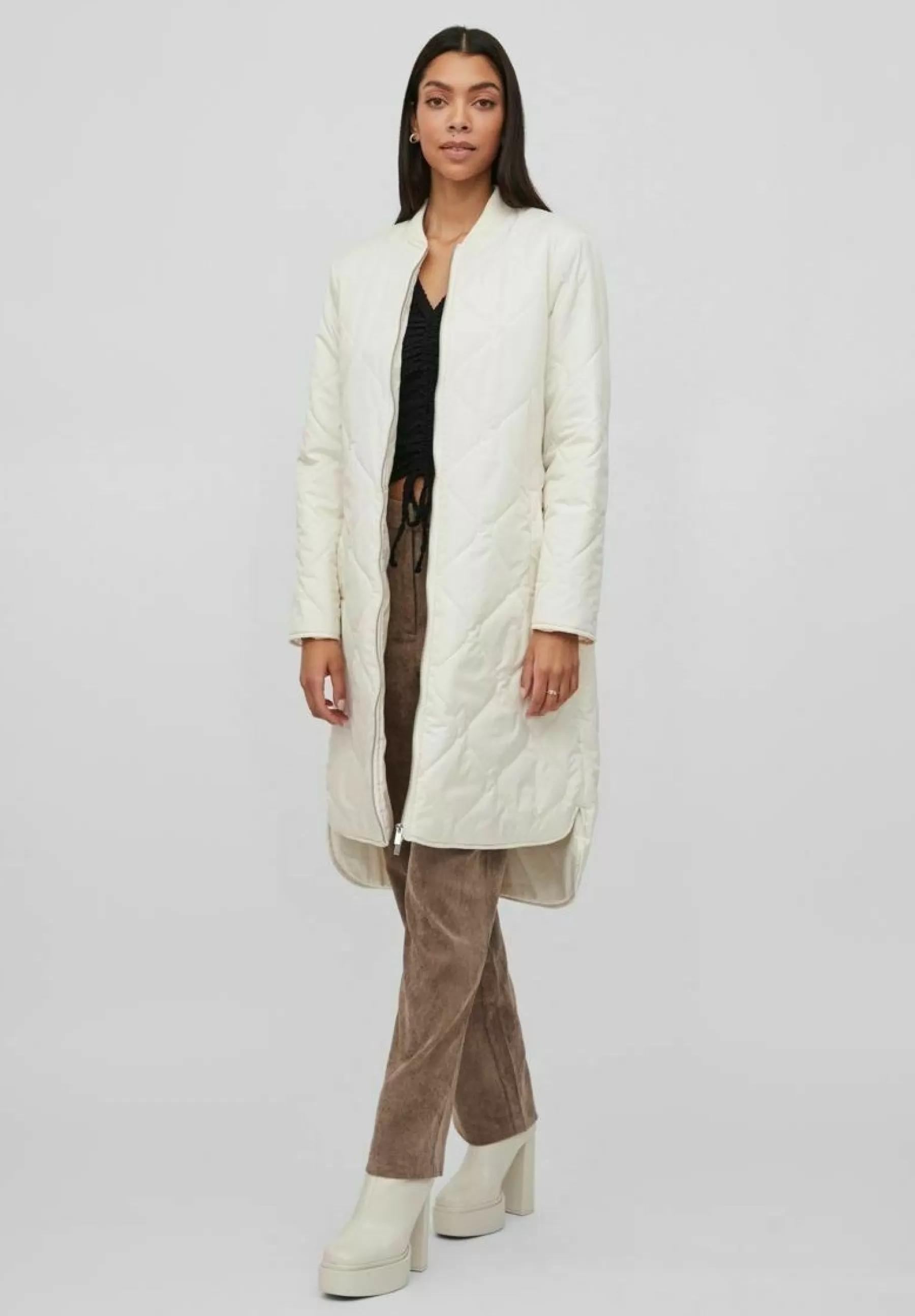 VILA Vimanon Quilted Jacket - Mantel>Dames Wollen Jassen