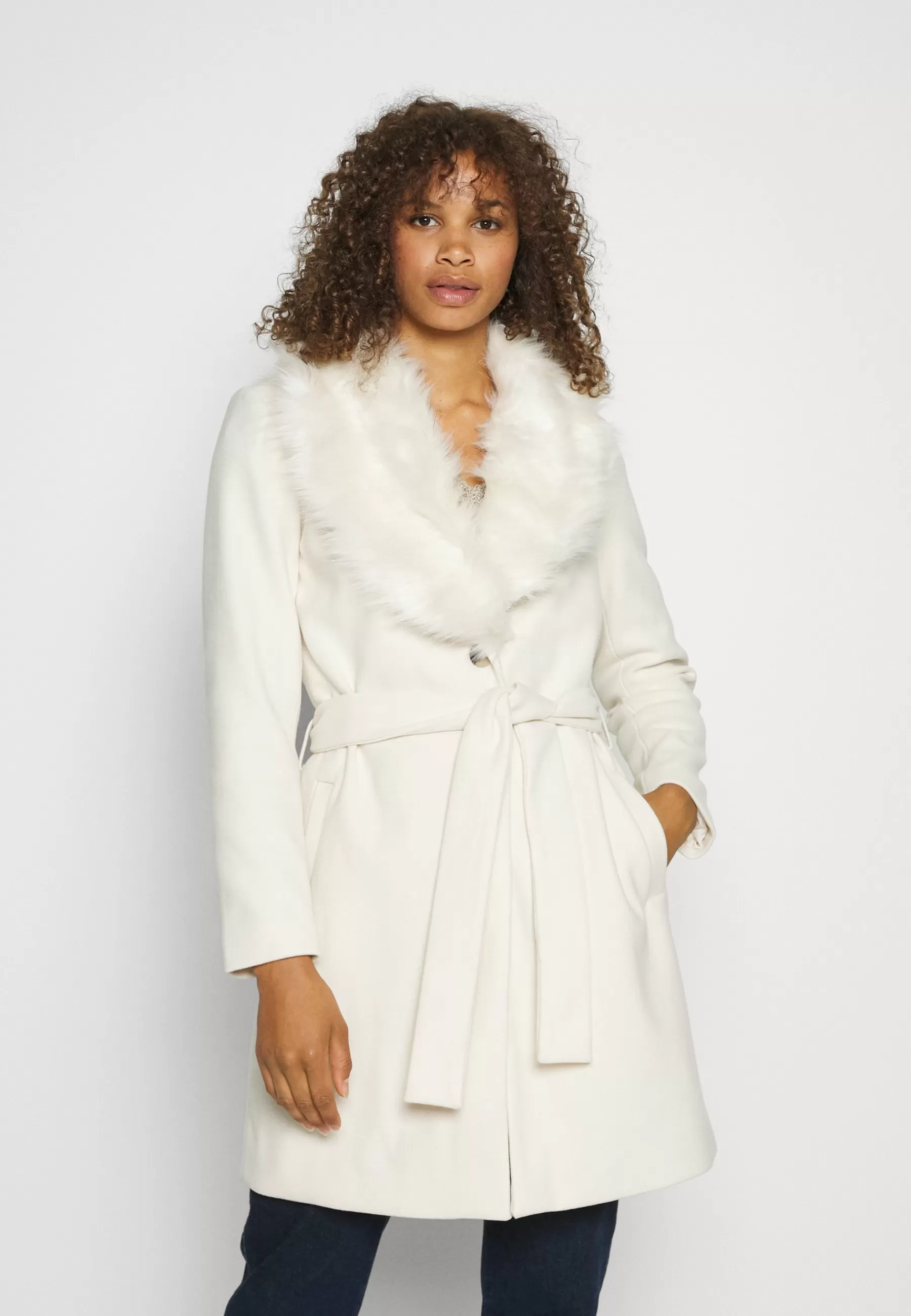 VILA Tall Vimetil Collar Coat - Mantel>Dames Wollen Jassen