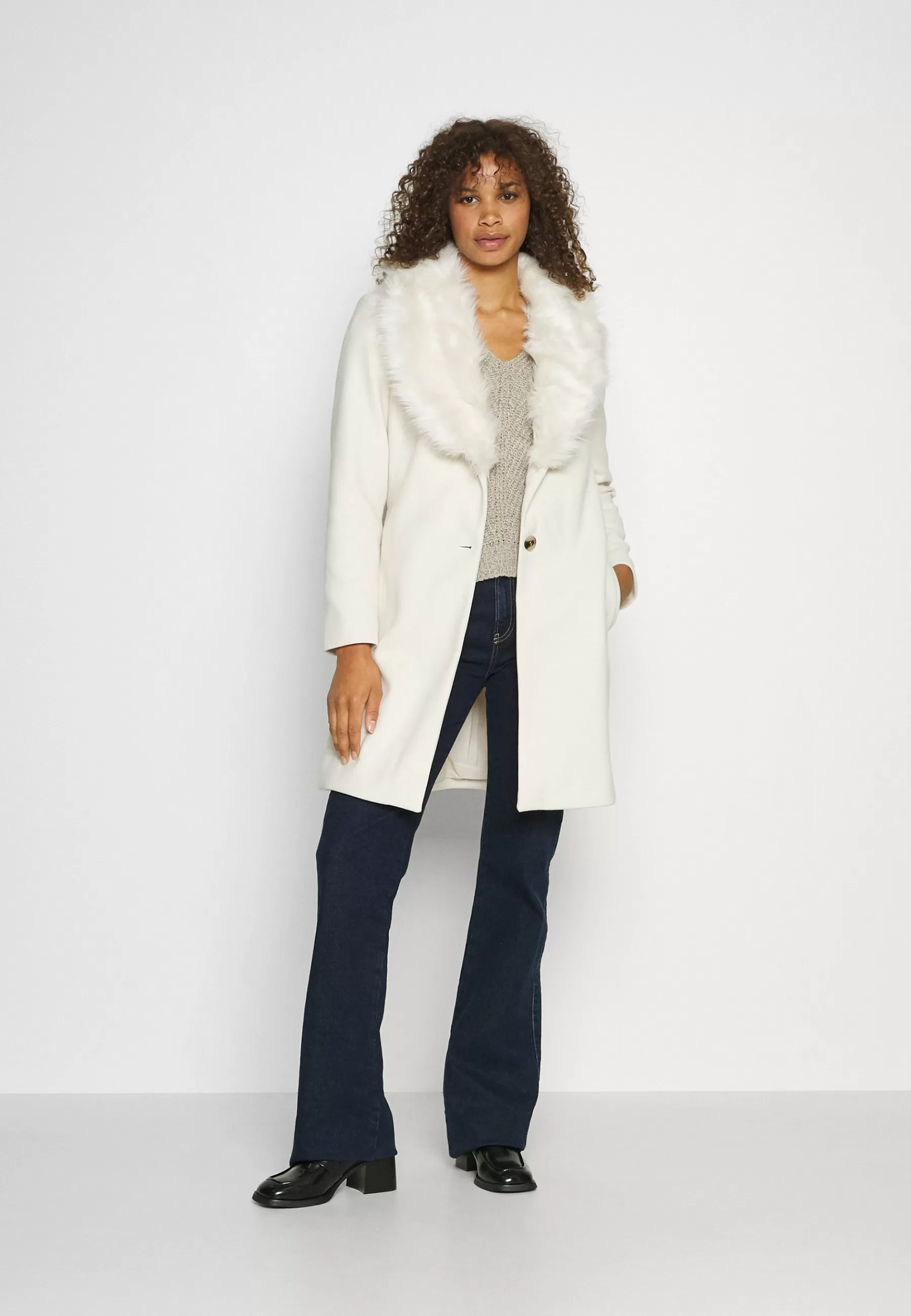 VILA Tall Vimetil Collar Coat - Mantel>Dames Wollen Jassen