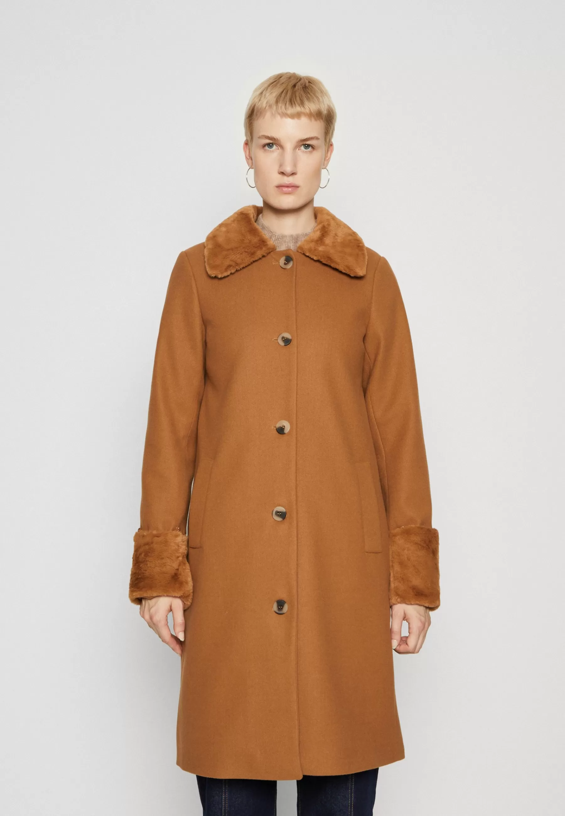 VILA Tall Vimetil Long Coat - Mantel>Dames Wollen Jassen