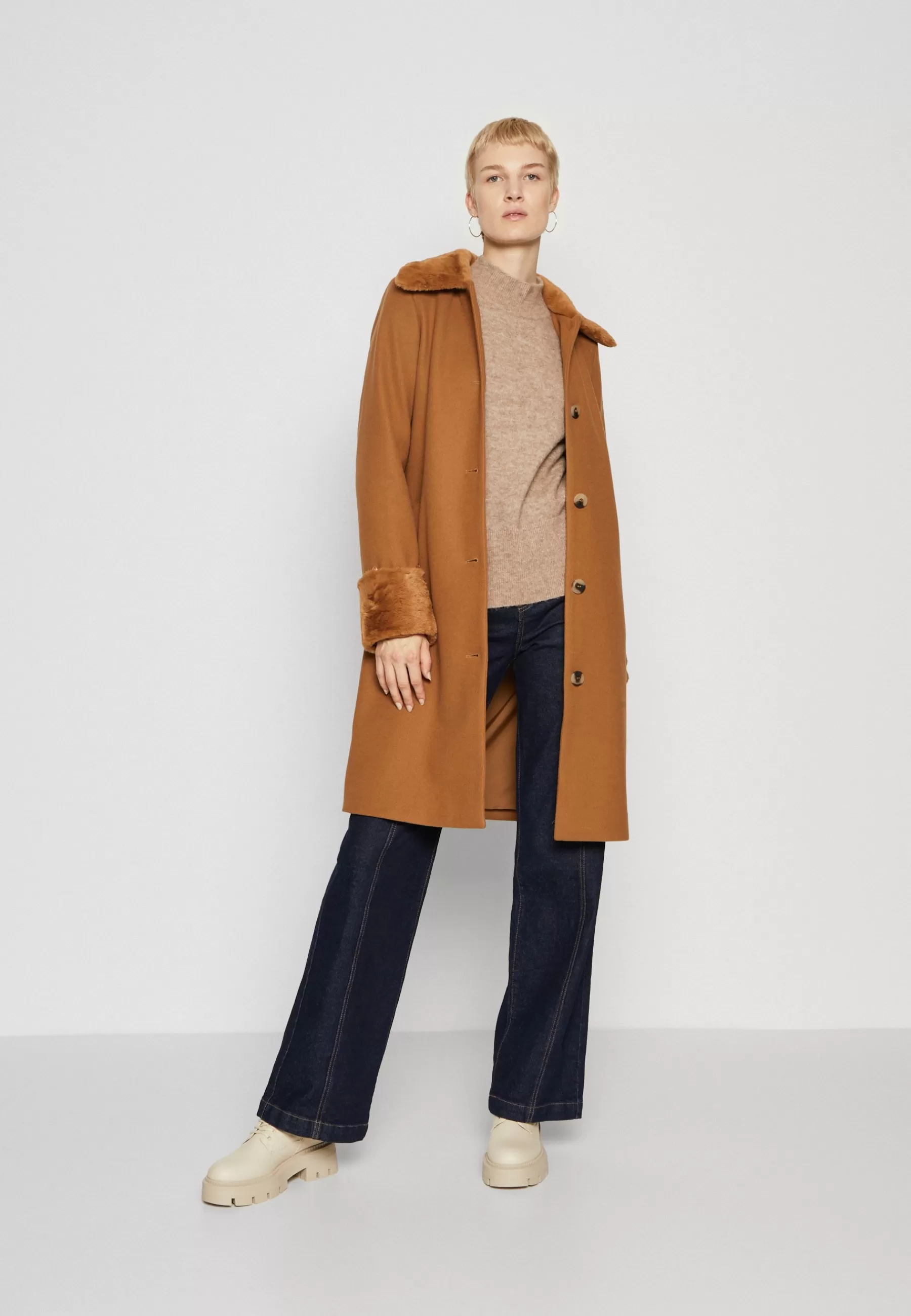 VILA Tall Vimetil Long Coat - Mantel>Dames Wollen Jassen