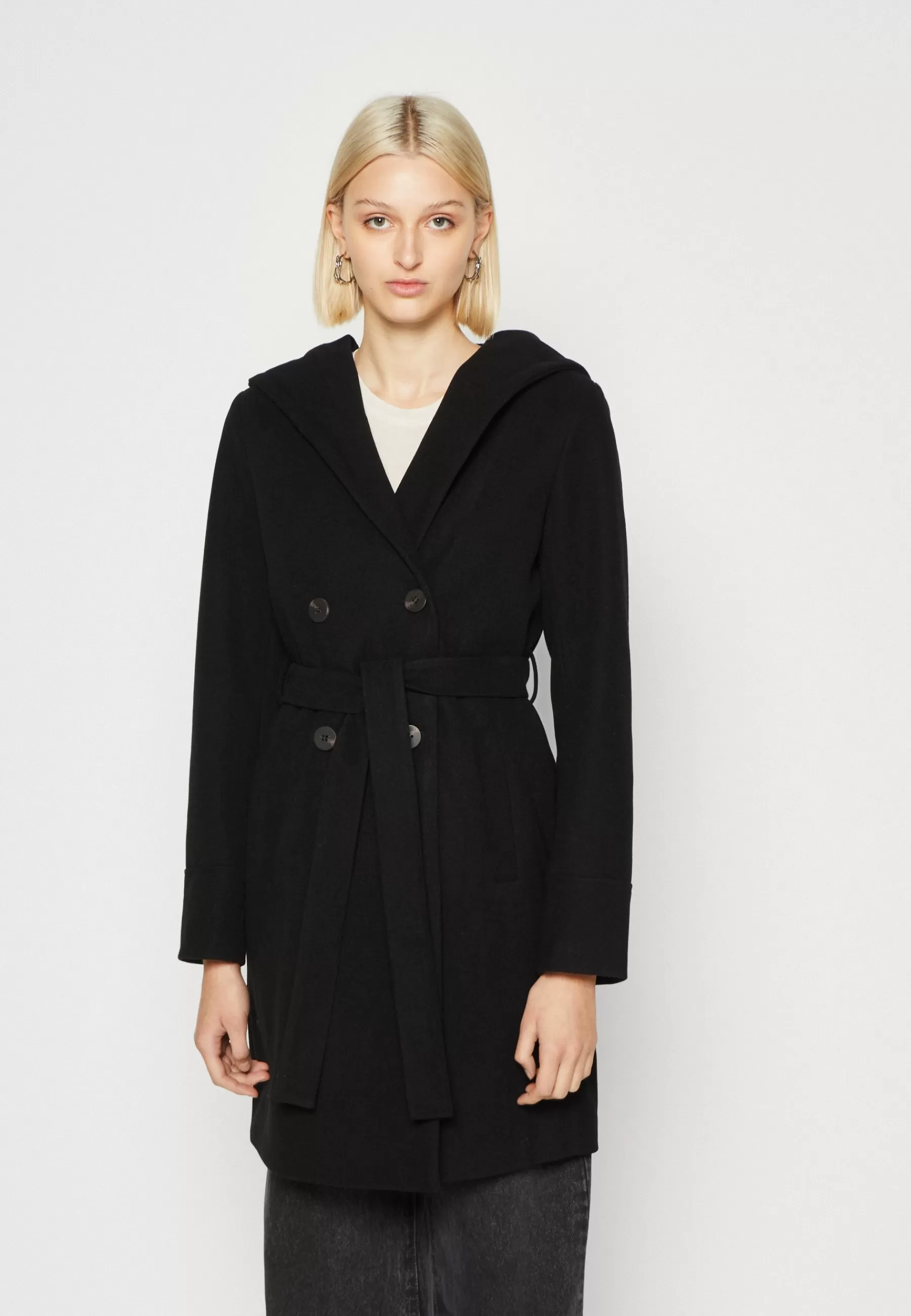 VILA Vipoko Hooded Coat - Mantel>Dames Wollen Jassen