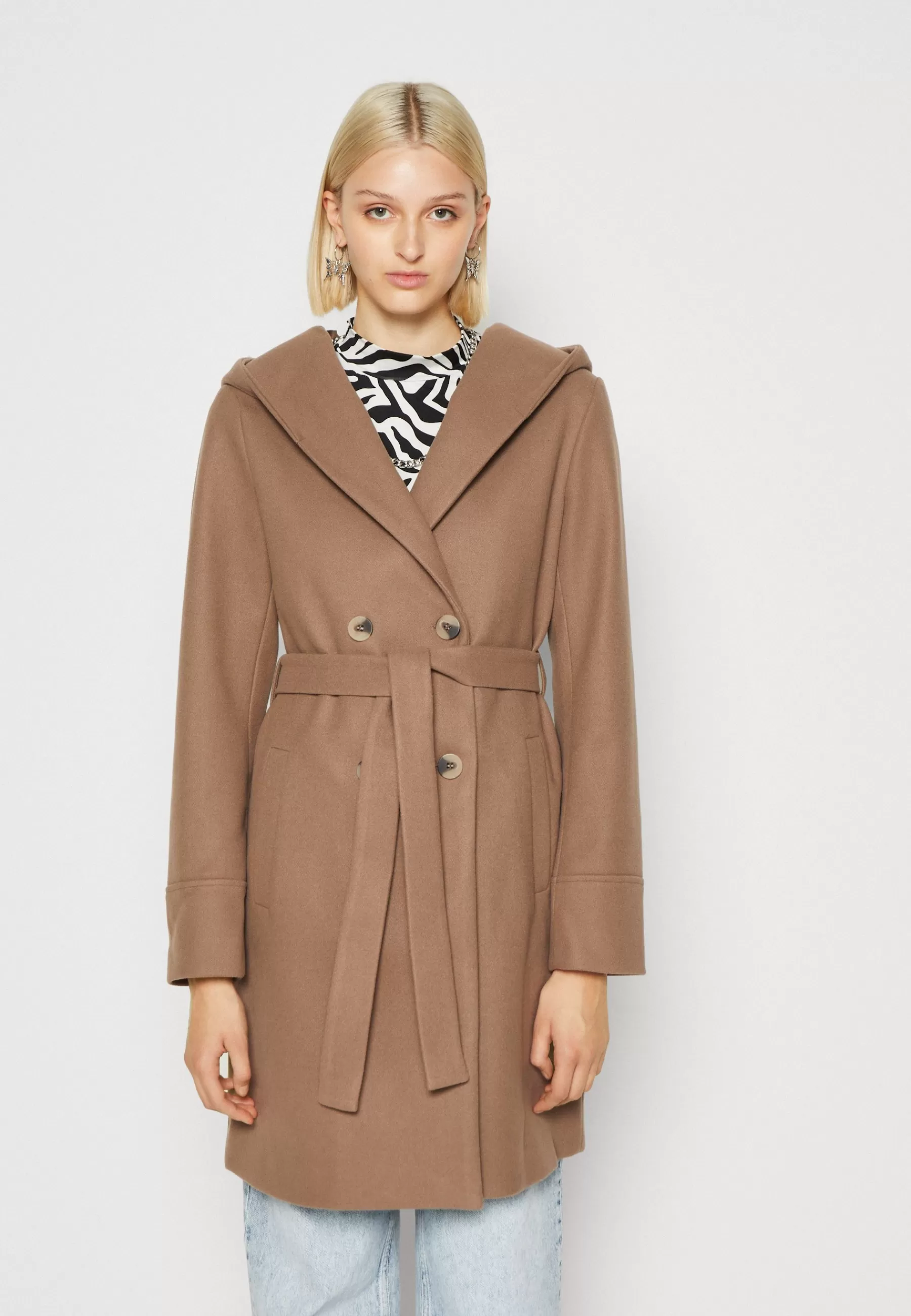 VILA Vipoko Hooded Coat - Mantel>Dames Wollen Jassen