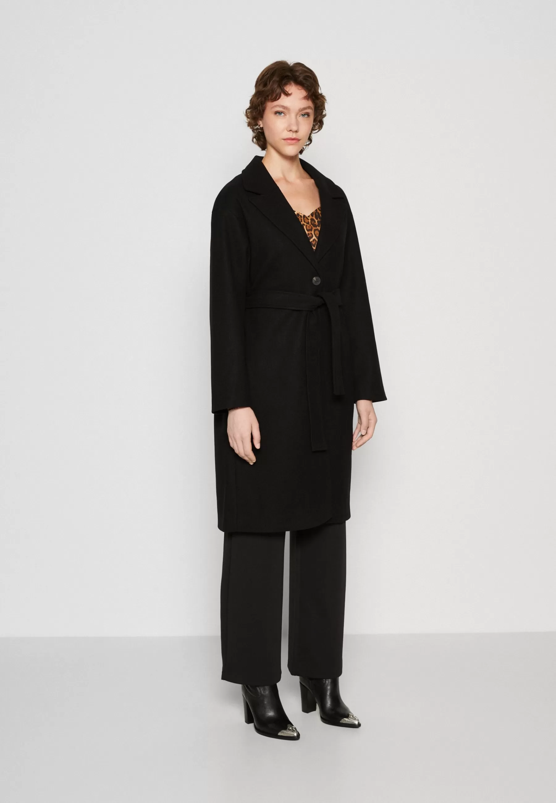 VILA Vipoko Long Belt Coat - Mantel>Dames Wollen Jassen