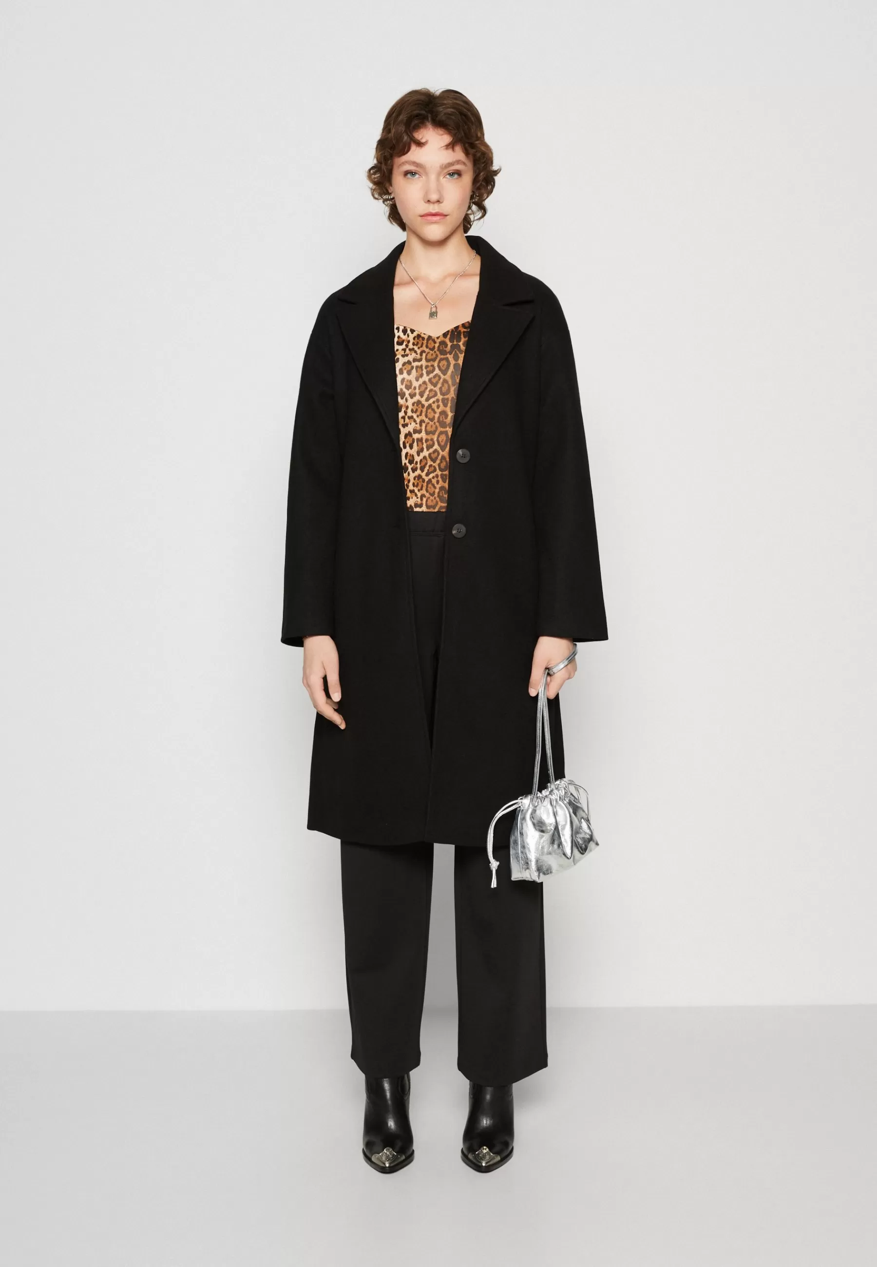 VILA Vipoko Long Belt Coat - Mantel>Dames Wollen Jassen