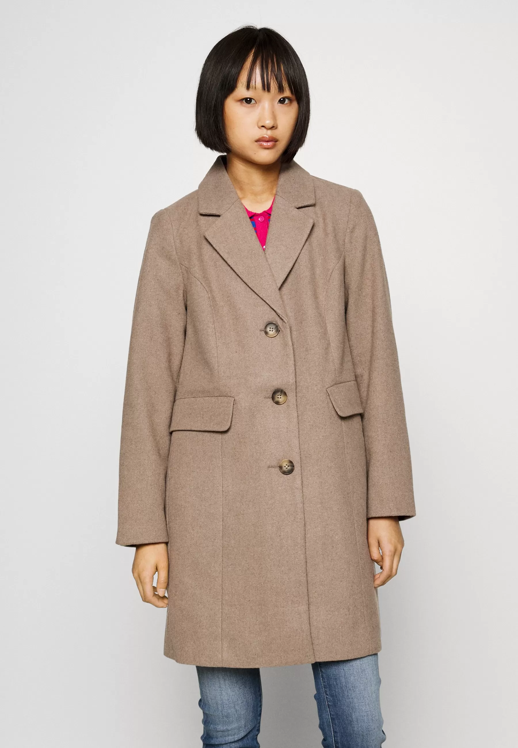 Vero Moda Petite Vmgiannacindy Coat - Mantel>Dames Wollen Jassen