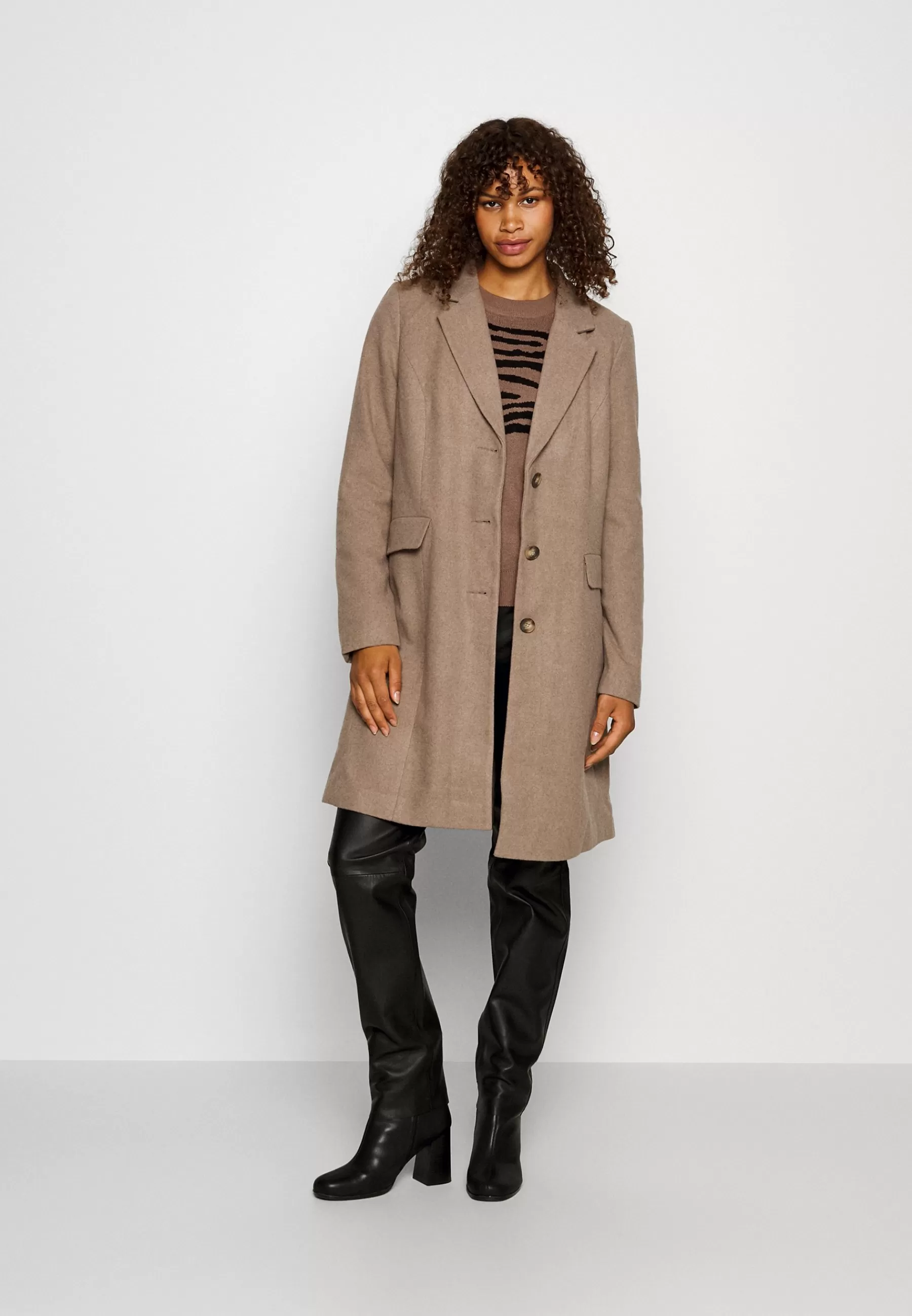 Vero Moda Tall Vmgiannacindy Coat - Mantel>Dames Wollen Jassen