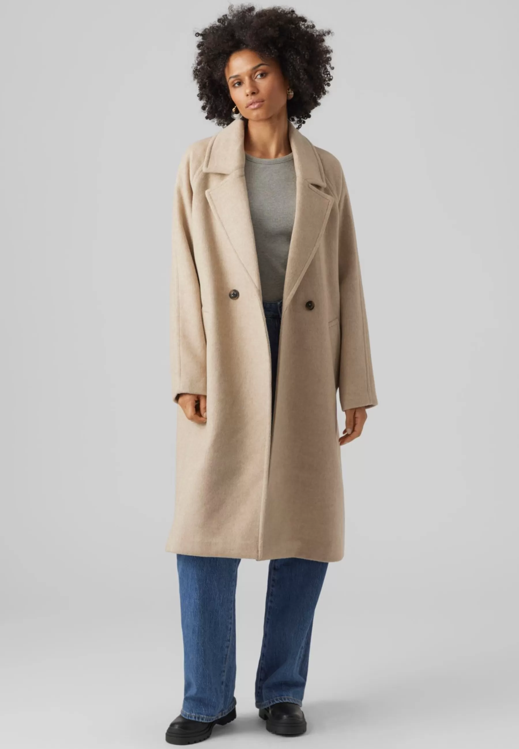 Vero Moda Vmhazel Long Coat - Mantel>Dames Wollen Jassen