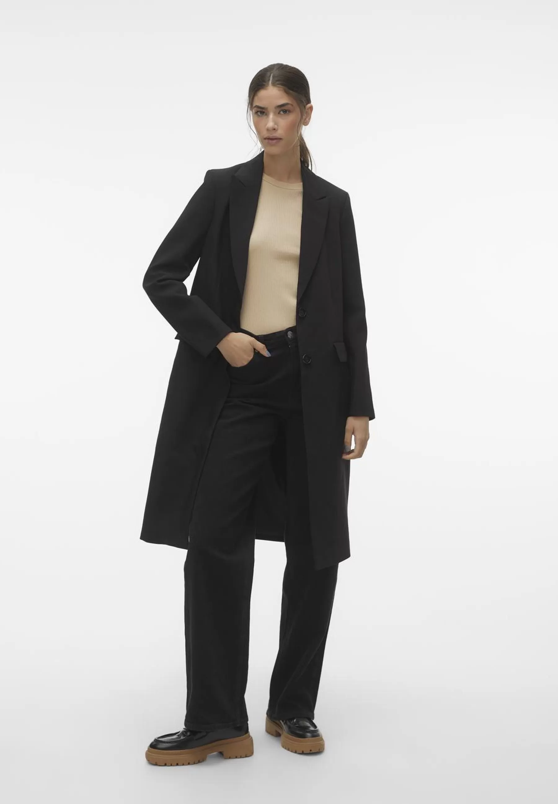 Vero Moda Vmimani Long - Mantel>Dames Wollen Jassen