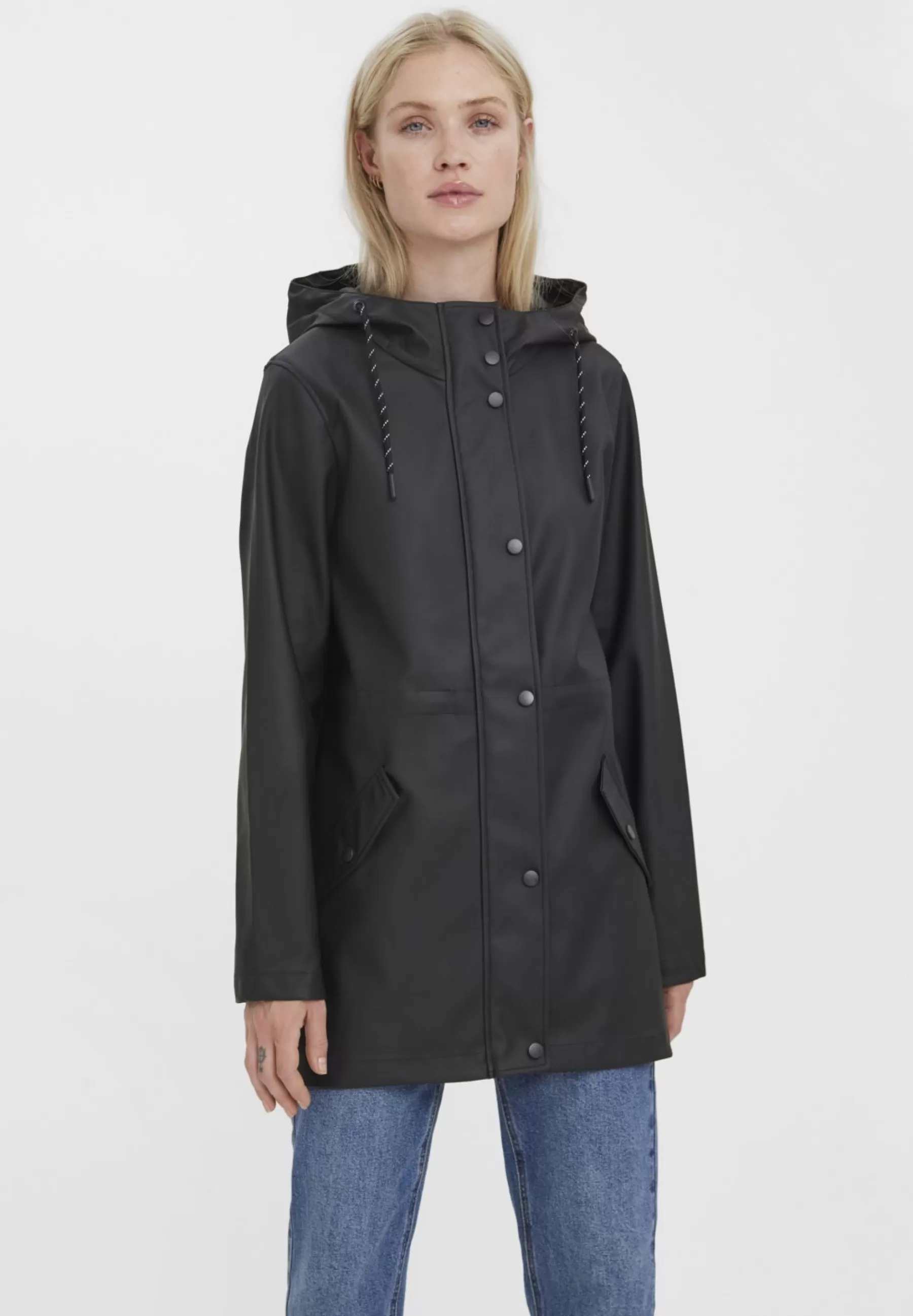 Vero Moda Petite Vmmalou Coated Jacket - Regenjas>Dames Parka's