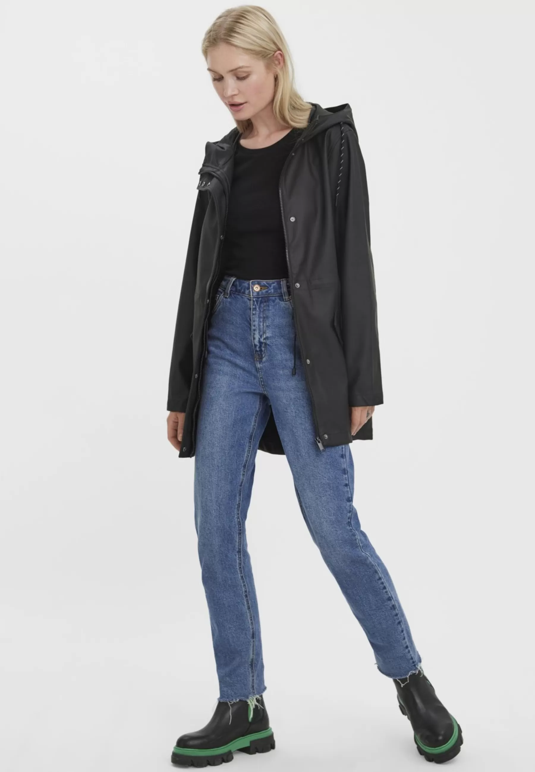 Vero Moda Petite Vmmalou Coated Jacket - Regenjas>Dames Parka's